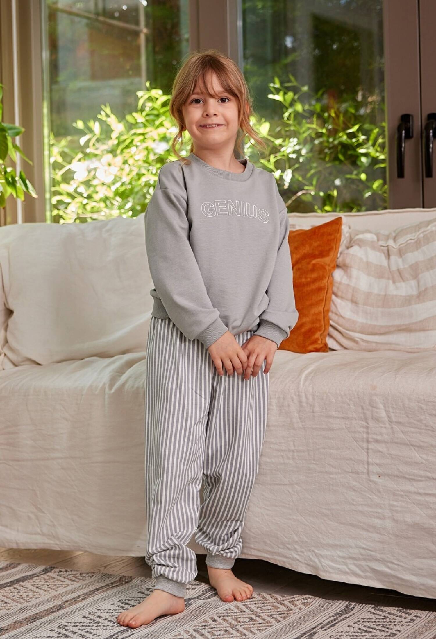 Toptan Kız Çocuk Yazı Nakışlı Pijama Takımı 3-12Y 1070-ZK24-110230 - 1070-ZK24-110230 - Brand: Zeyland - Kids & Bby Clothes From Peralane Kids Turkey