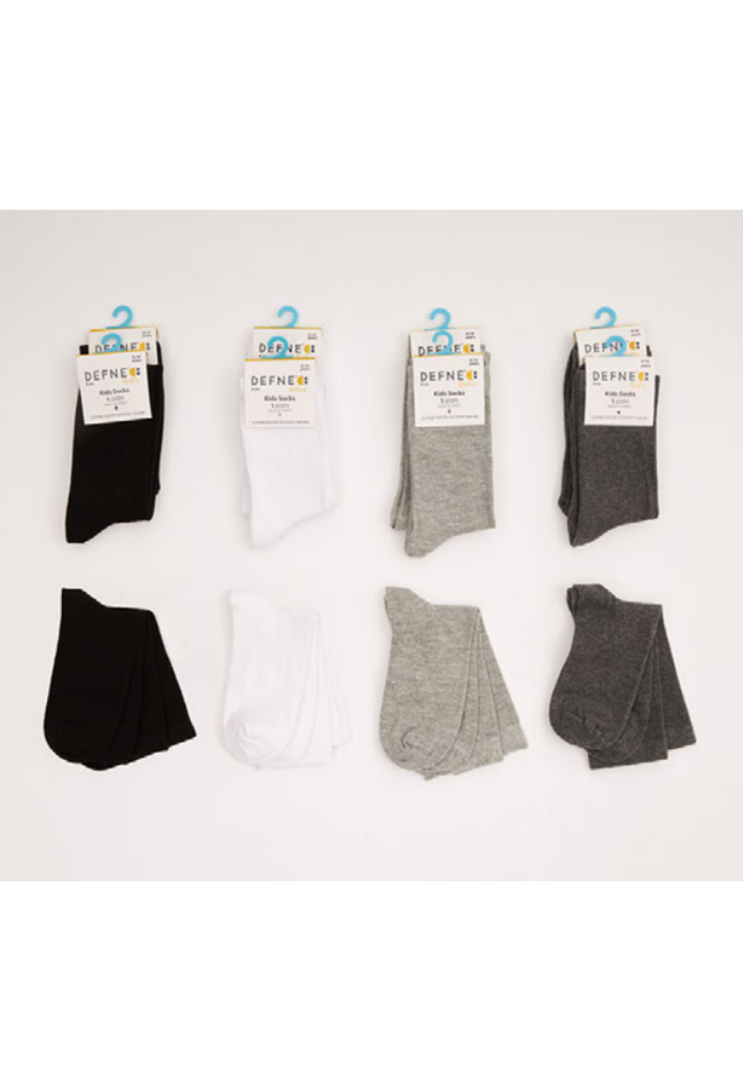 Toptan Unisex 12 Çift Çocuk Soket Çorap 1064-DFN1Ç-E007-22(5-6) - 1064-DFN1Ç-E007-22(5-6) - Brand: Defne - Kids & Bby Clothes From Peralane Kids Turkey