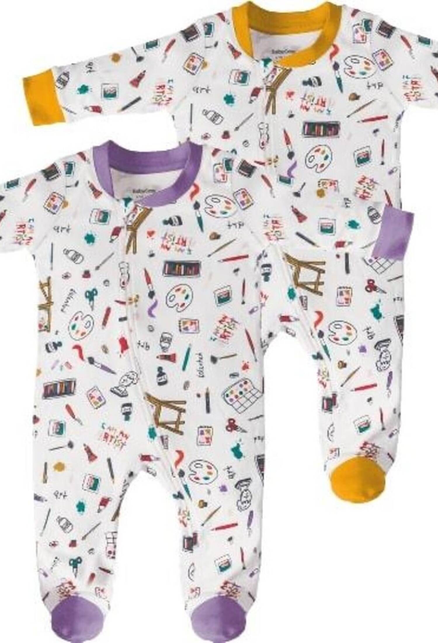 Toptan Unisex Bebek 2'li Fermuarlı Tulum 0-12M %100 Organik Pamuk Baby Cosy 2022-CSY5811 - 2022-CSY5811 - Brand: BabyCosy - Kids & Bby Clothes From Peralane Kids Turkey