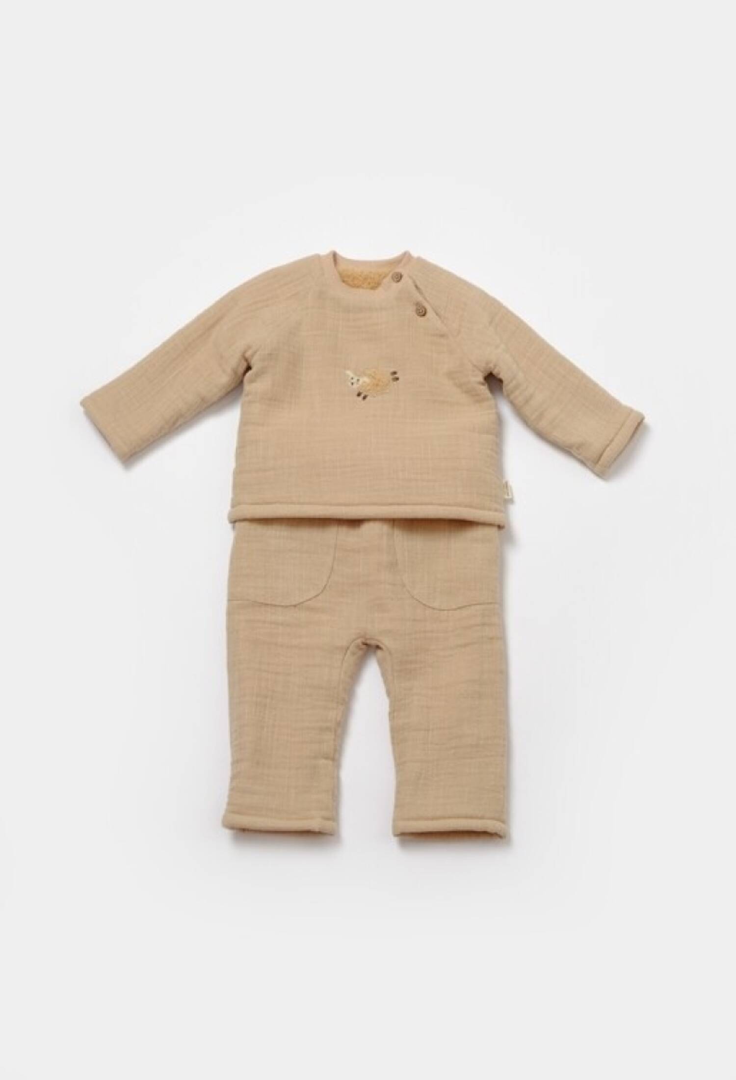 Toptan Unisex Bebek 2'li Sweatshirt ve Pantolon Takımı %100 Pamuk Baby Cosy 2022-CSYM7023 - 2022-CSYM7023 - Brand: BabyCosy - Kids & Bby Clothes From Peralane Kids Turkey