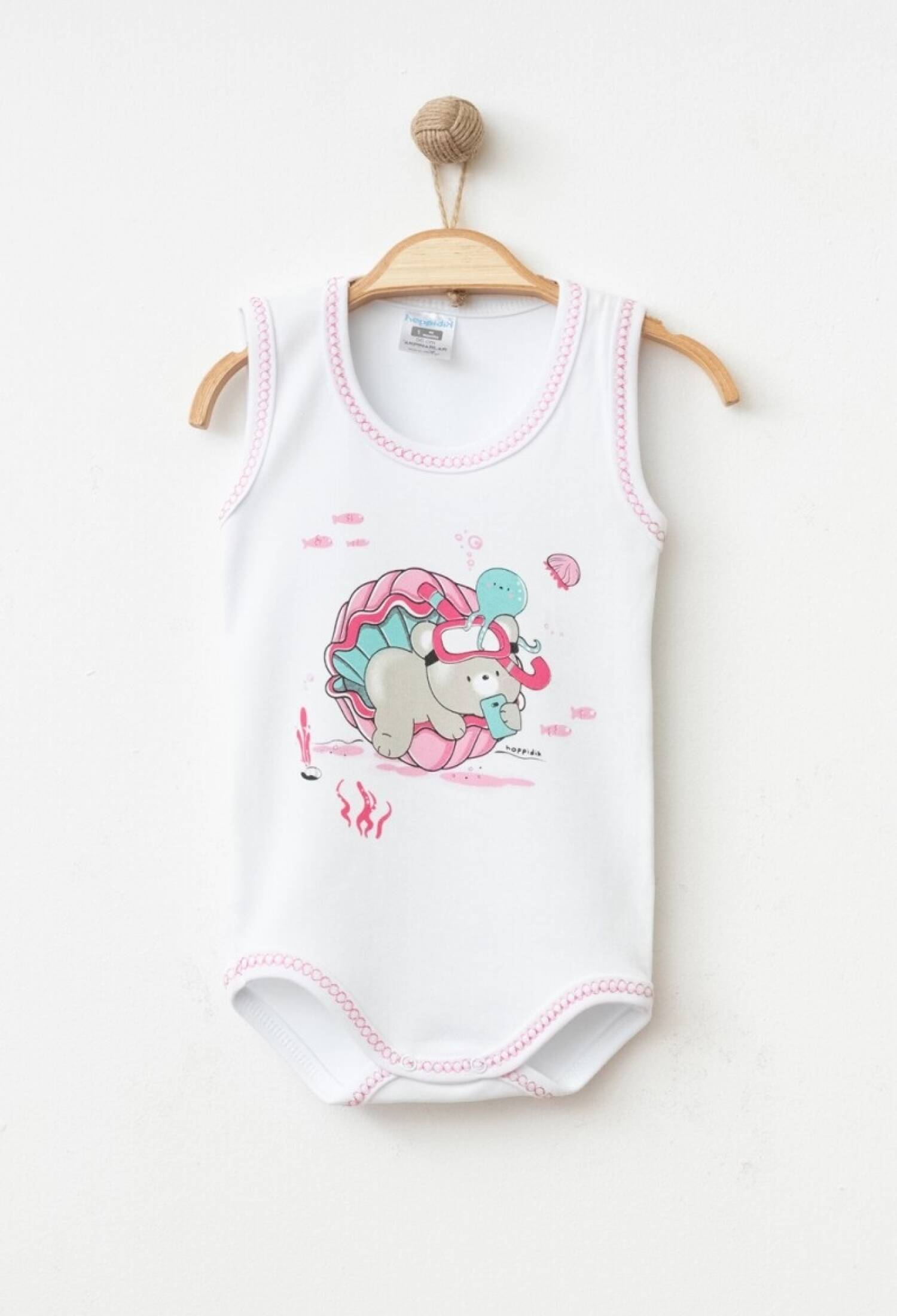 Toptan Unisex Bebek Badi 1-6M 2017-7164 - 2017-7164 - Brand: Hoppidik - Kids & Bby Clothes From Peralane Kids Turkey