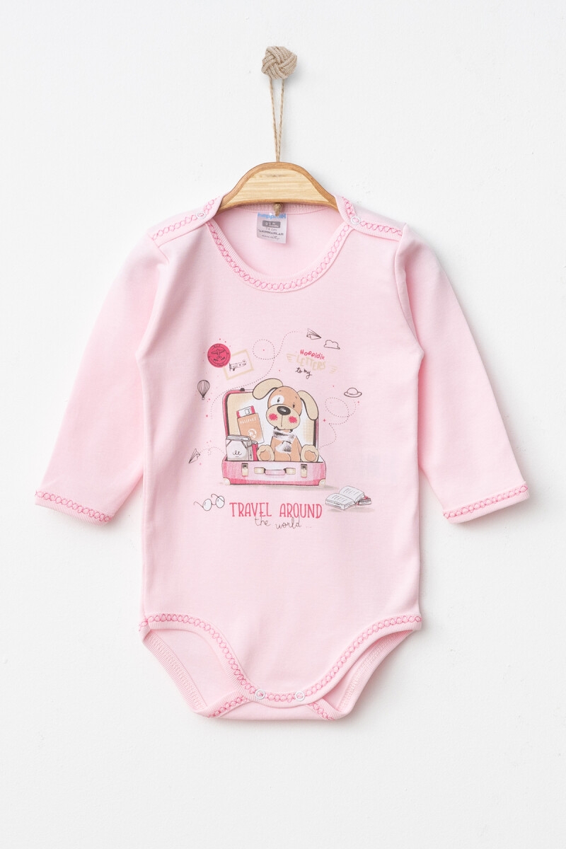 Toptan Unisex Bebek Çıtçıtlı Badi 9-18M 2017-7172 - 2017-7172 - Brand: Hoppidik - Kids & Bby Clothes From Peralane Kids Turkey