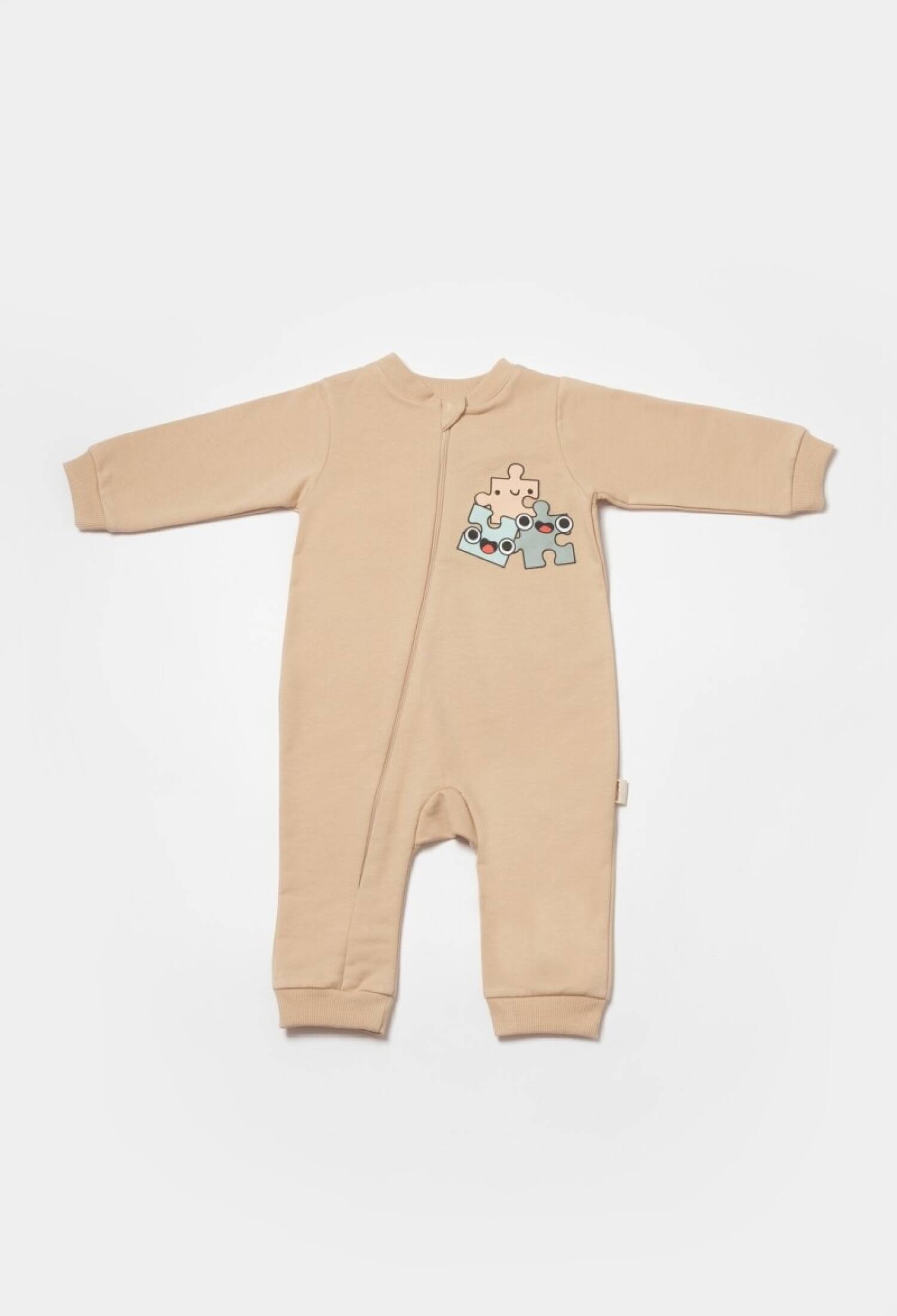 Toptan Unisex Bebek Fermuarlı Tulum 3-24M %100 Organik Pamuk Baby Cosy 2022-CSY8031 - 2022-CSY8031 - Brand: BabyCosy - Kids & Bby Clothes From Peralane Kids Turkey