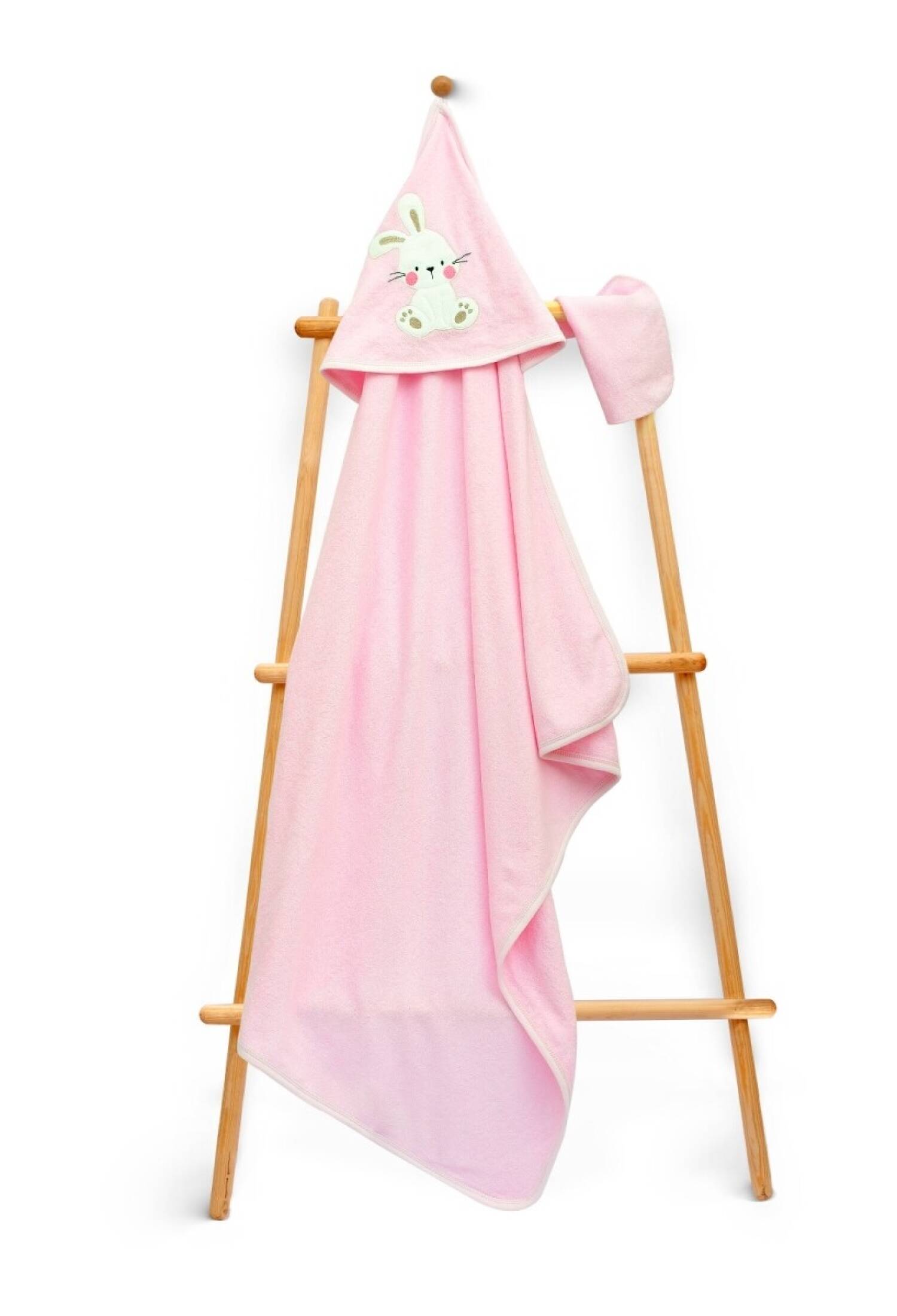 Toptan Unisex Bebek Havlu ve Banyo Kesesi Takım 75x75cm 2015-9-839 - 2015-9-839 - Brand: Babyline - Kids & Bby Clothes From Peralane Kids Turkey