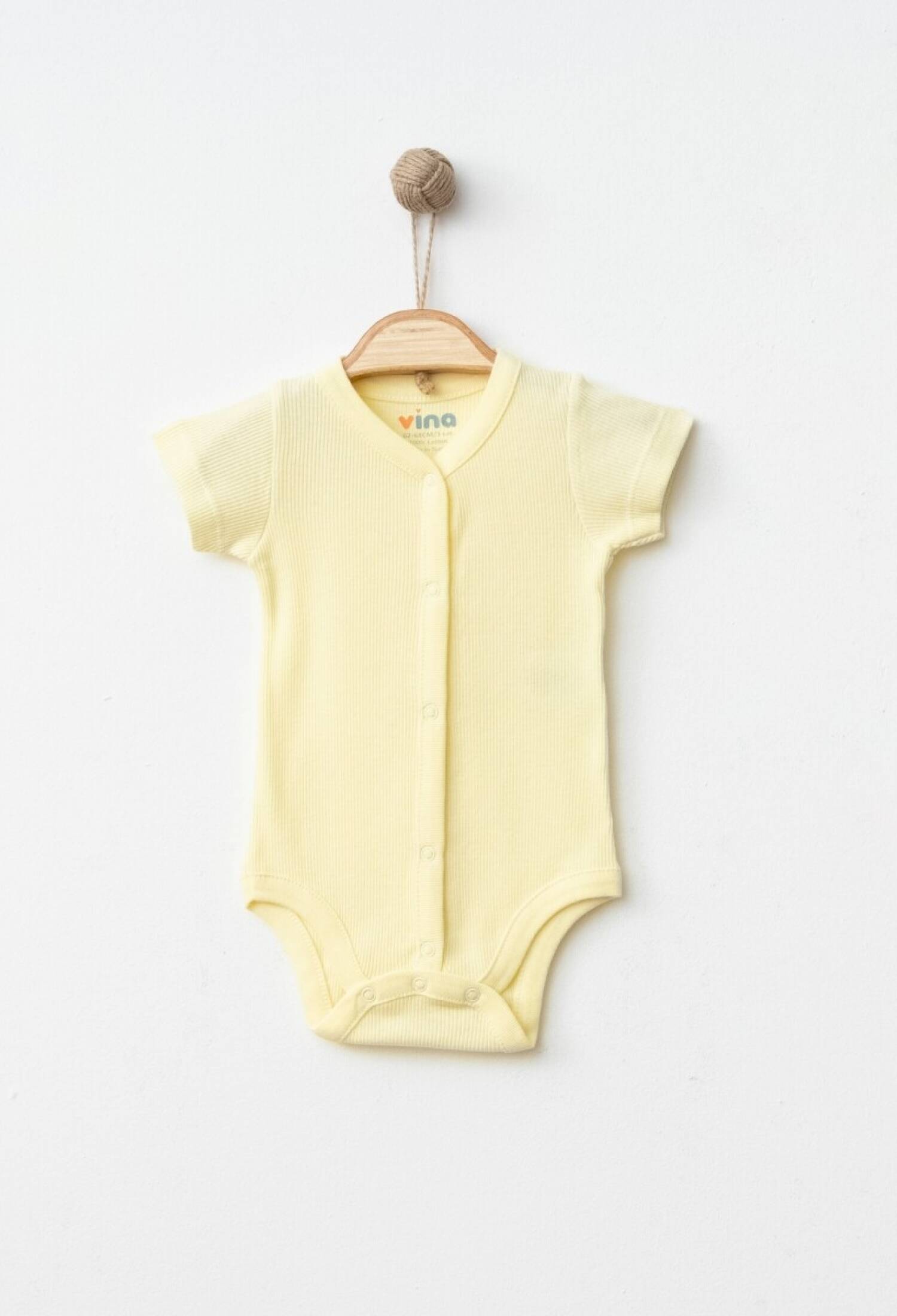 Toptan Unisex Bebek Kaşkorse Badi 0-3 3-6 M 2042-005 - 2042-0057 - Brand: Vina Baby - Kids & Bby Clothes From Peralane Kids Turkey