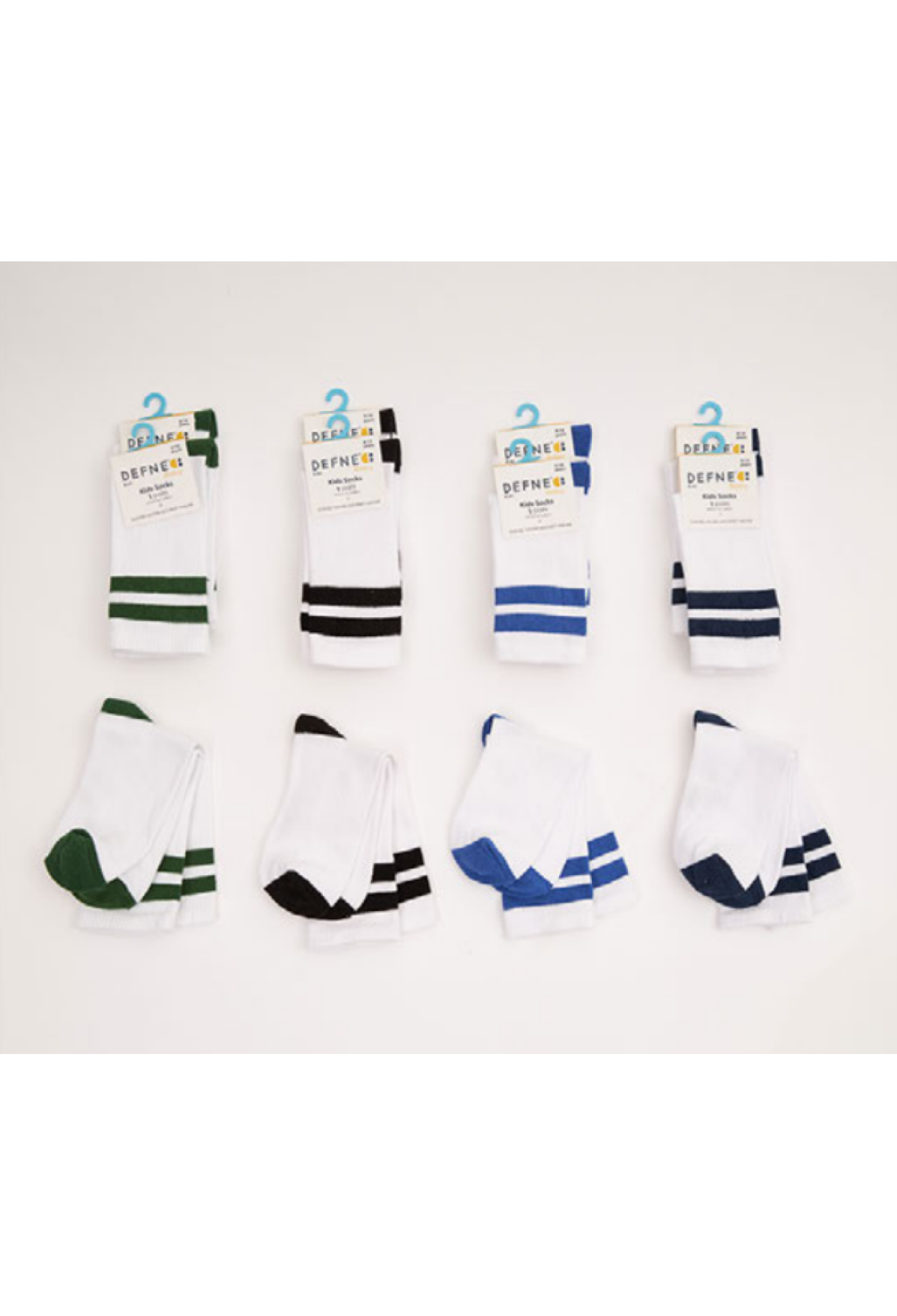 Toptan Unisex Çocuk 12 Çift Çorap 1064-DFN1Ç-E005-22(5-6) - 1064-DFN1Ç-E005-22(5-6) - Brand: Defne - Kids & Bby Clothes From Peralane Kids Turkey