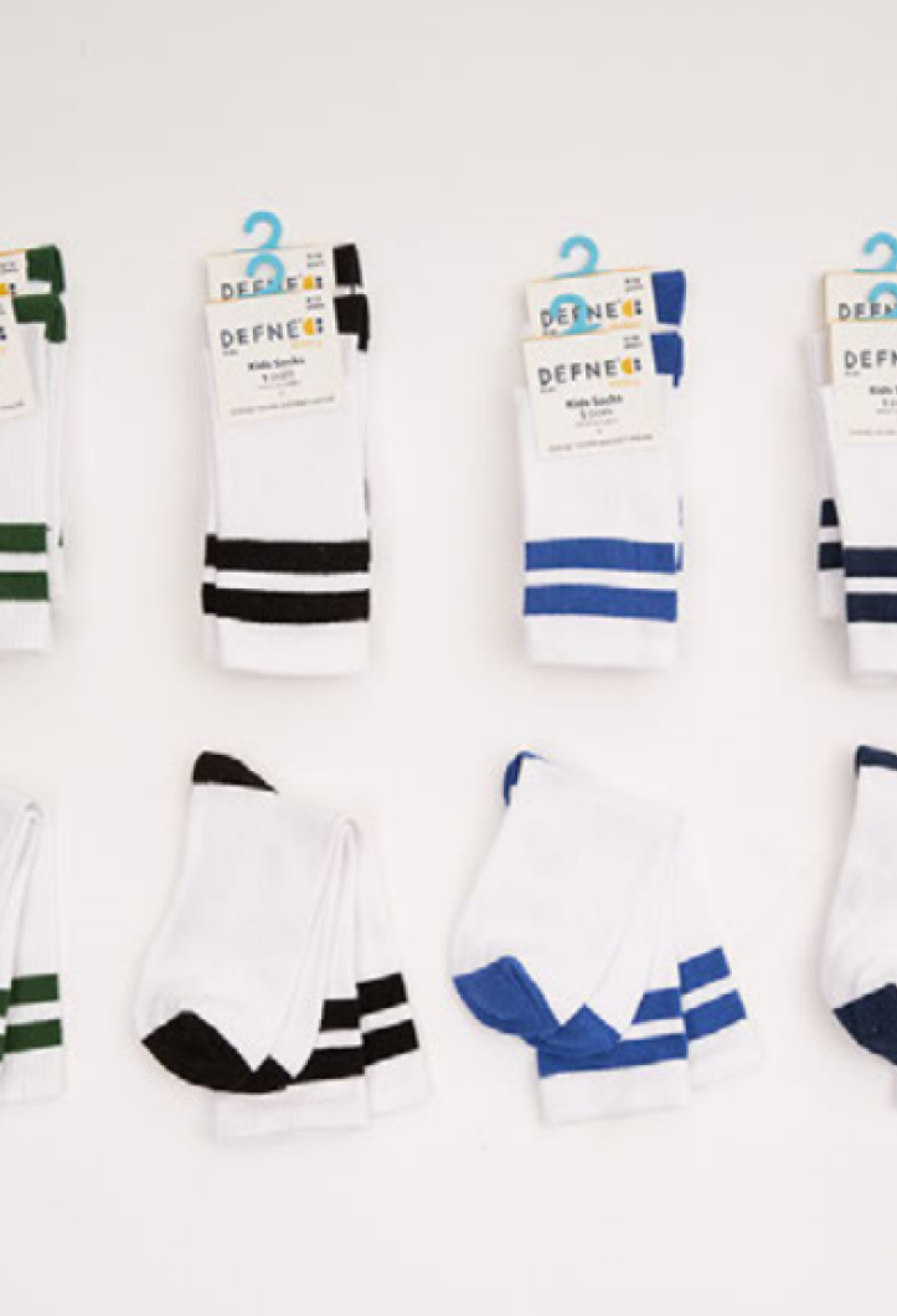 Toptan Unisex Çocuk 12 Çift Çorap 1064-DFN1Ç-E005-22(9-10) - 1064-DFN1Ç-E005-22(9-10) - Brand: Defne - Kids & Bby Clothes From Peralane Kids Turkey