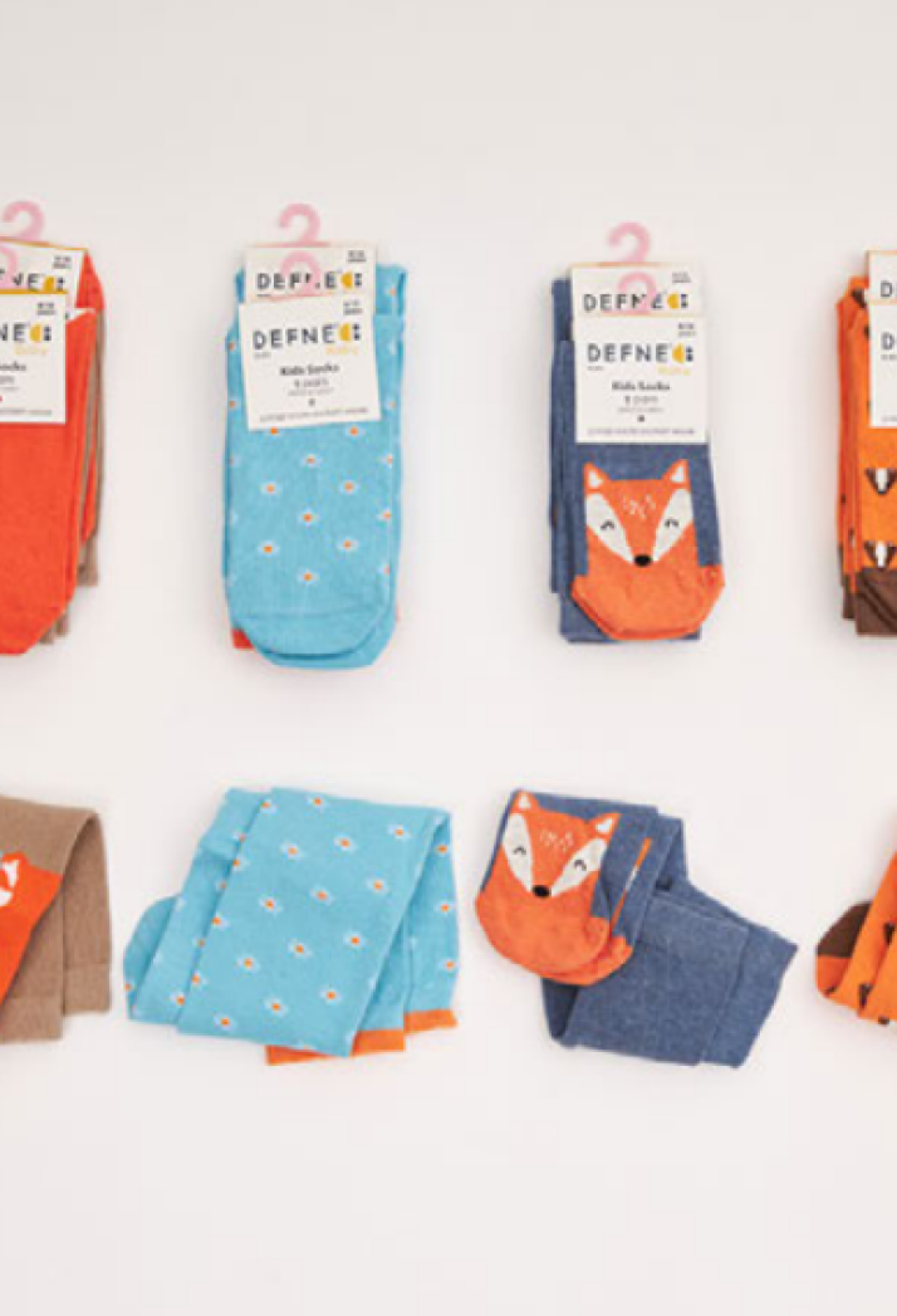 Toptan Unisex Çocuk 12 Çift Çorap 1064-DFN1Ç-K004-22(5-6) - 1064-DFN1Ç-K004-22(5-6) - Brand: Defne - Kids & Bby Clothes From Peralane Kids Turkey