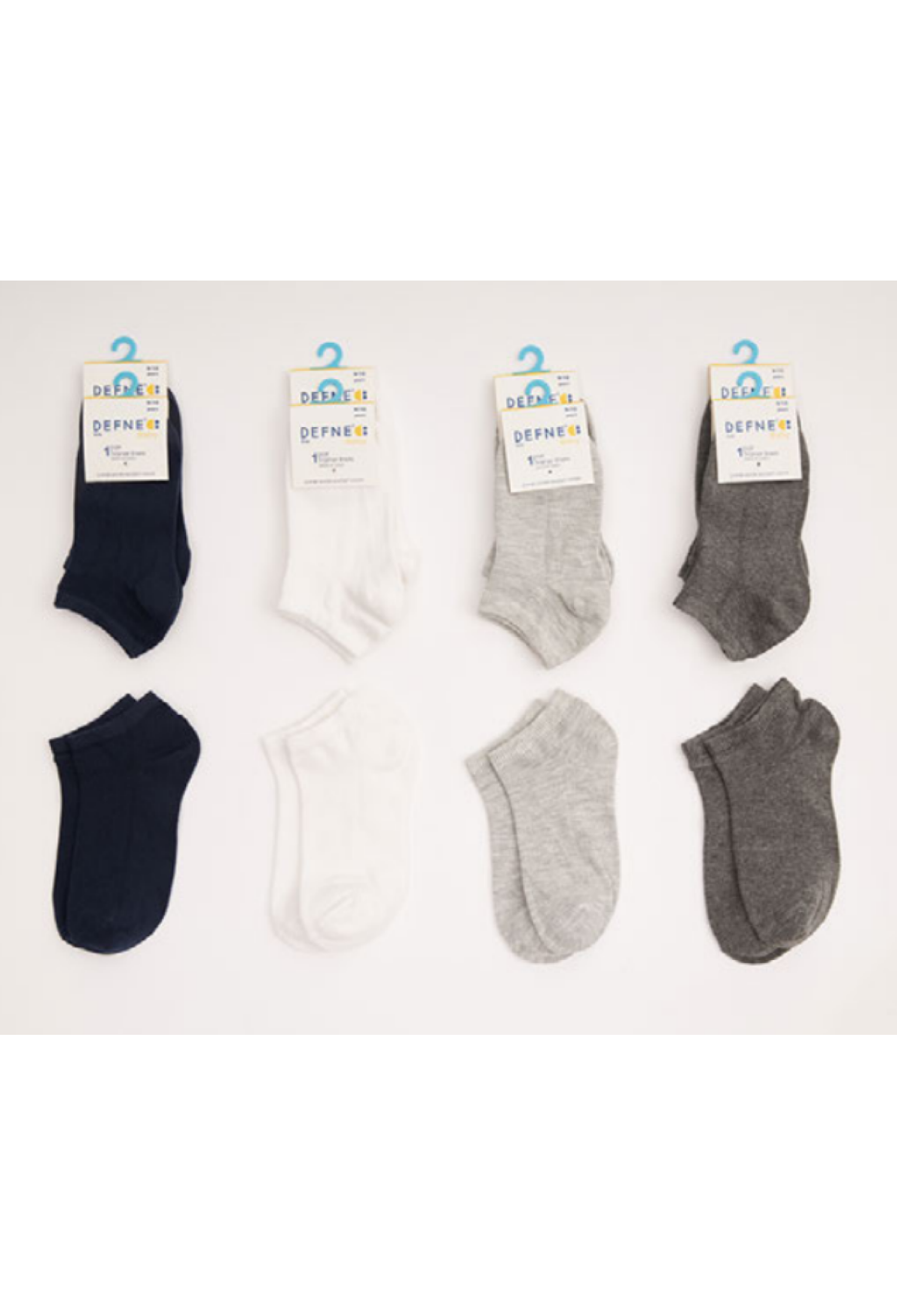 Toptan Unisex Çocuk 12 Çift Patik Çorap 1064-DFNÇ-1PE002-23(9-10) - 1064-DFNÇ-1PE002-23(9-10) - Brand: Defne - Kids & Bby Clothes From Peralane Kids Turkey