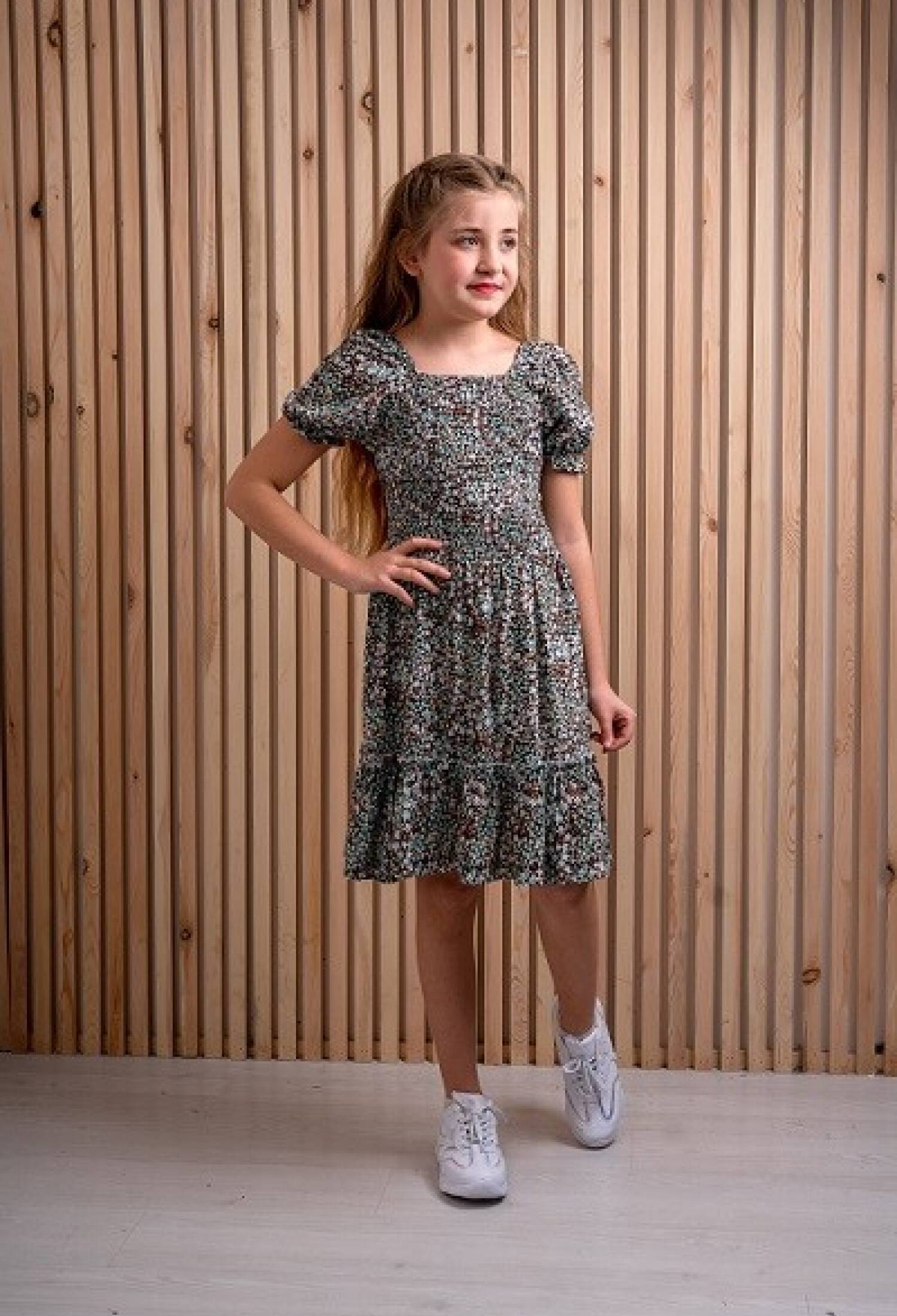 Vıscon Gipe Lastikli Elbise 1016-221026 - 1016-221026 - Brand: Büşra Bebe - Kids & Bby Clothes From Peralane Kids Turkey