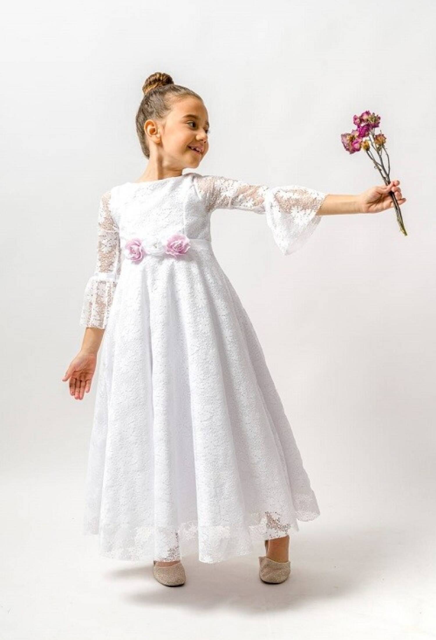 Yonca Dantel Abiye 1022-23092 - 1022-23092 - Brand: Wecan - Kids & Bby Clothes From Peralane Kids Turkey