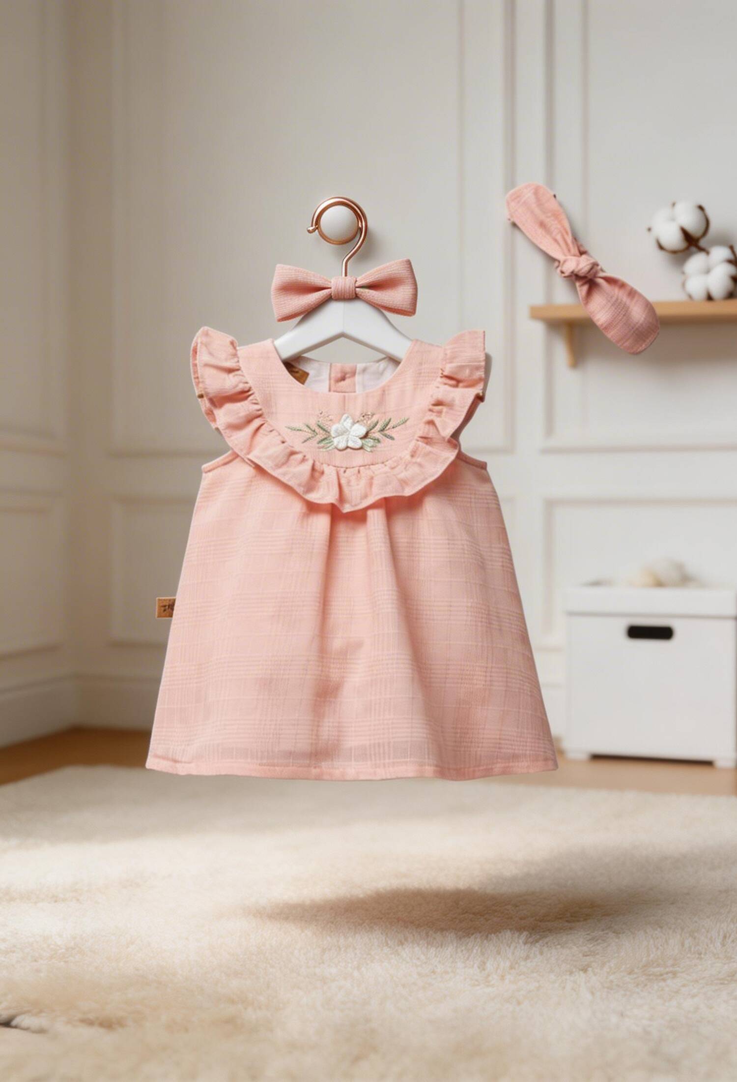 Wholesale Baby Girl Dress with Crown 3-12M Babyline 2015-24112 - 2015-24112