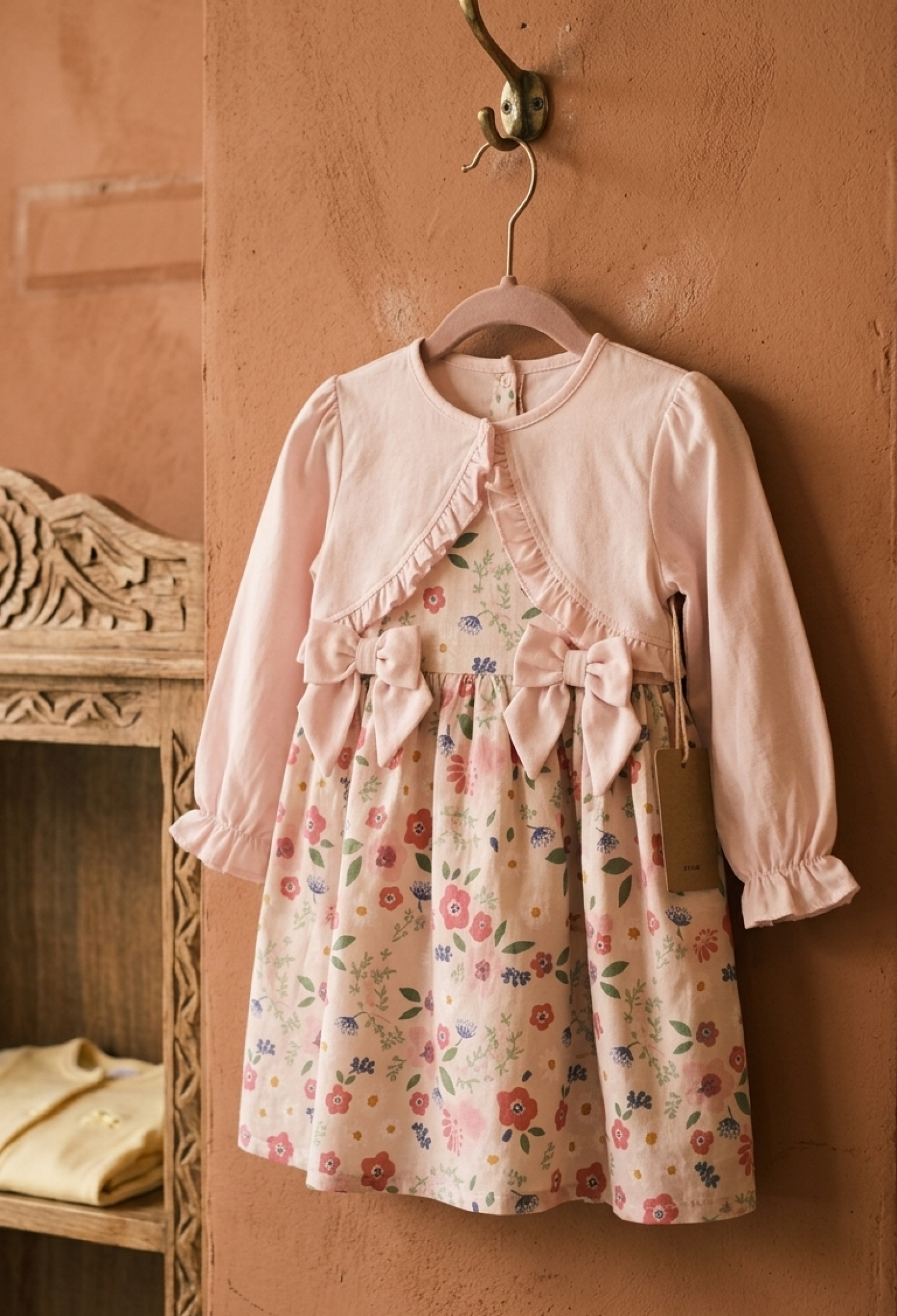 Embroidered Digital Dress - M0769