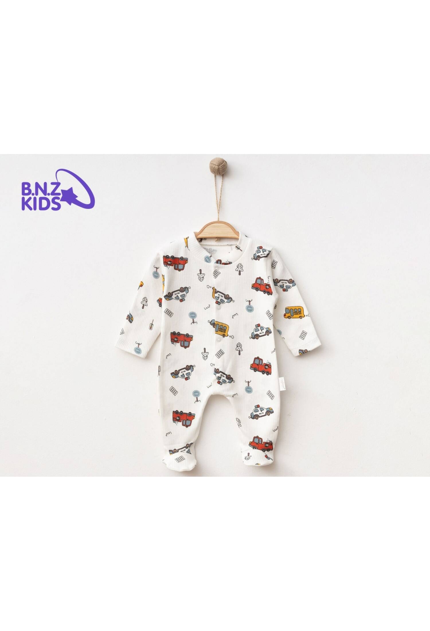 Araba Desenli Raporlu Patikli Erkek Bebe Tulum - Brand: NAYINOM - Kids & Bby Clothes From Peralane Kids Turkey