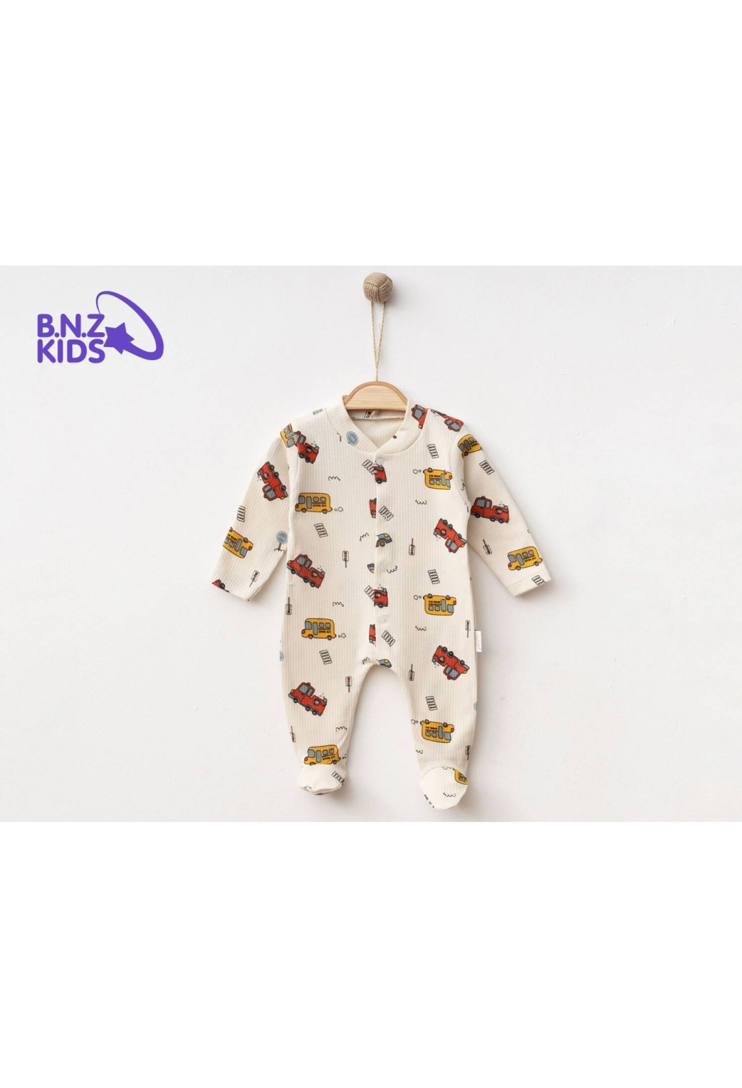 Araba Desenli Raporlu Patikli Erkek Bebe Tulum - Brand: NAYINOM - Kids & Bby Clothes From Peralane Kids Turkey