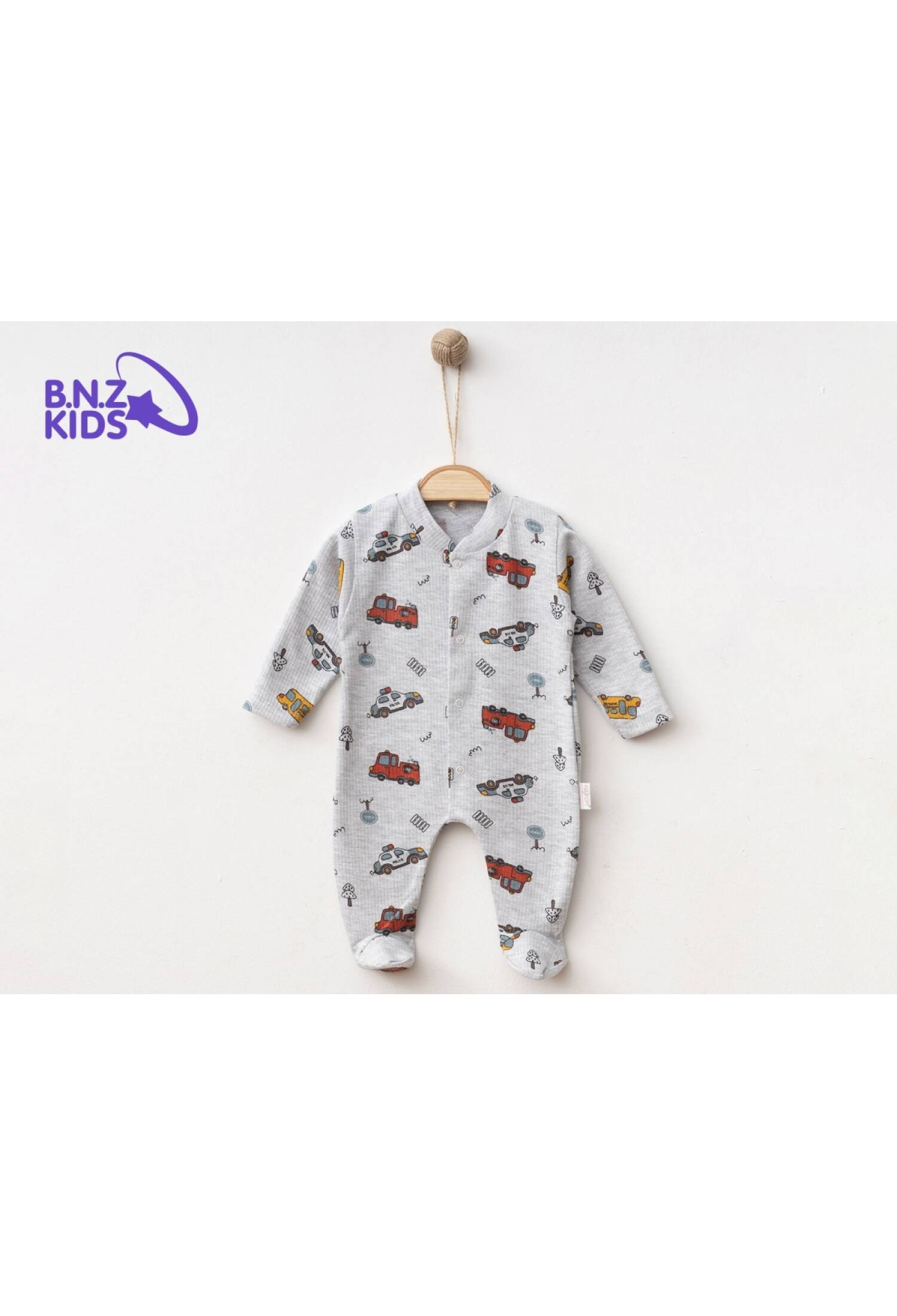 Araba Desenli Raporlu Patikli Erkek Bebe Tulum - Brand: NAYINOM - Kids & Bby Clothes From Peralane Kids Turkey