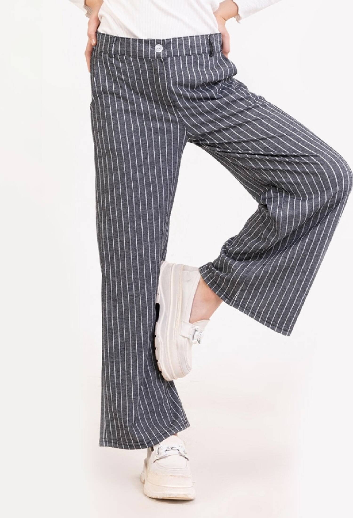 Çizgili Kız Pantolon - Brand: Nickel - Kids & Bby Clothes From Peralane Kids Turkey