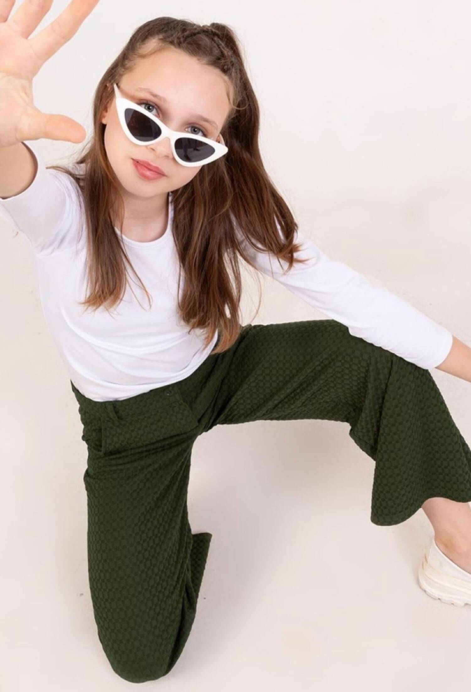 Desenli Kız Pantolon - Brand: Nickel - Kids & Bby Clothes From Peralane Kids Turkey