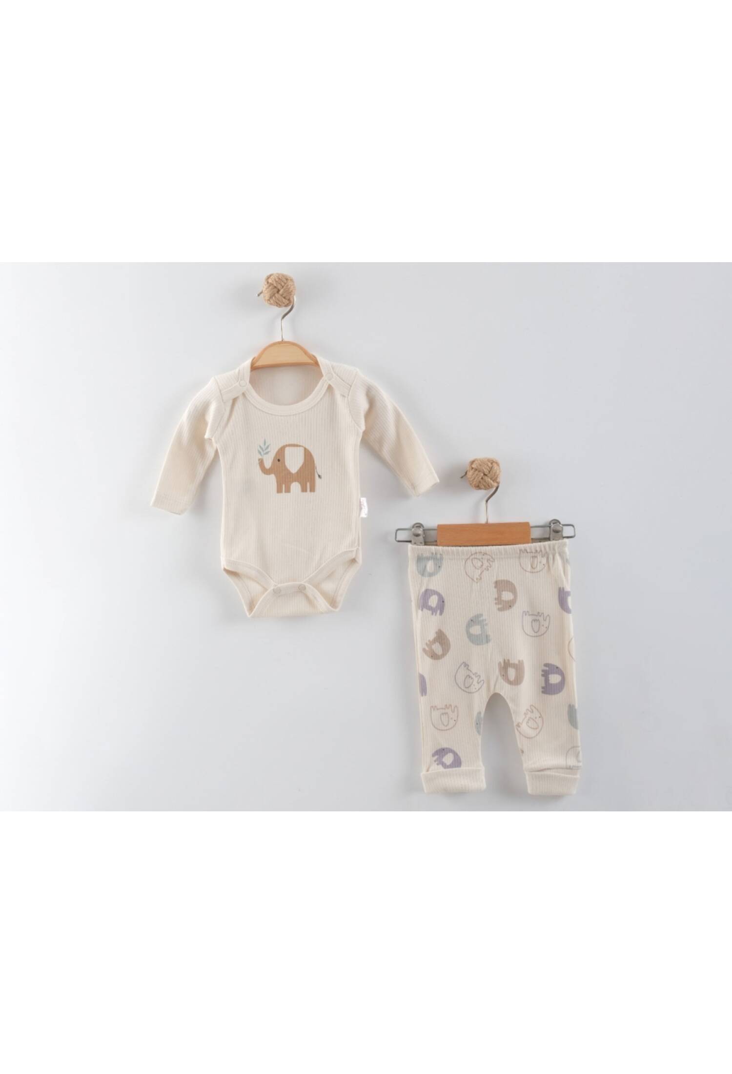 Fil Baskılı Erkek Bebe Takım - Brand: NAYINOM - Kids & Bby Clothes From Peralane Kids Turkey