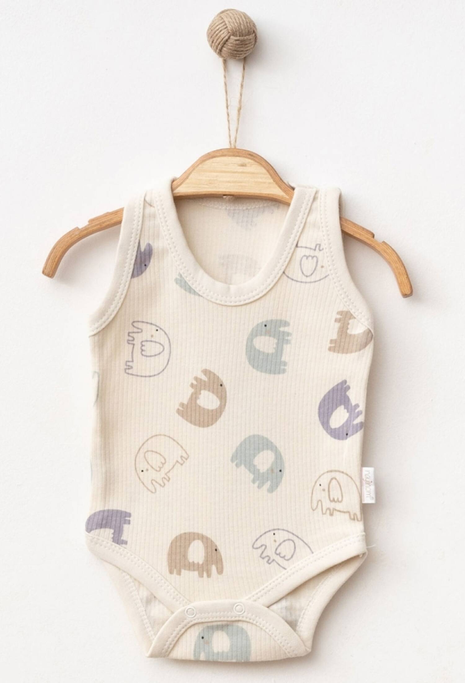 Fil Desenli Raporlu Erkek Çıtçıtlı Badi - Brand: NAYINOM - Kids & Bby Clothes From Peralane Kids Turkey