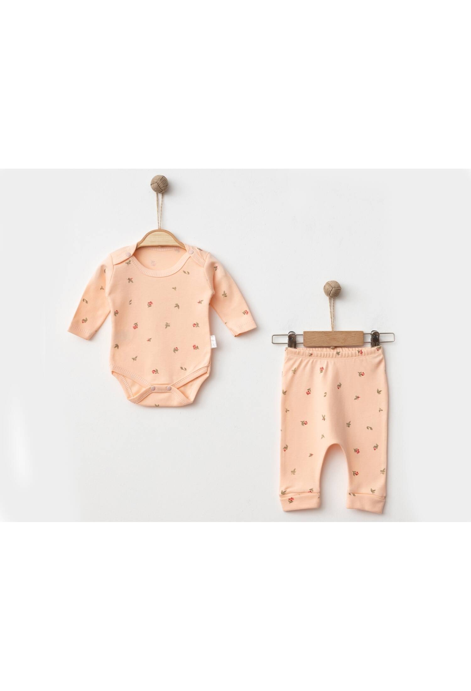 Lale Desenli Kız Bebe Takım - Brand: NAYINOM - Kids & Bby Clothes From Peralane Kids Turkey