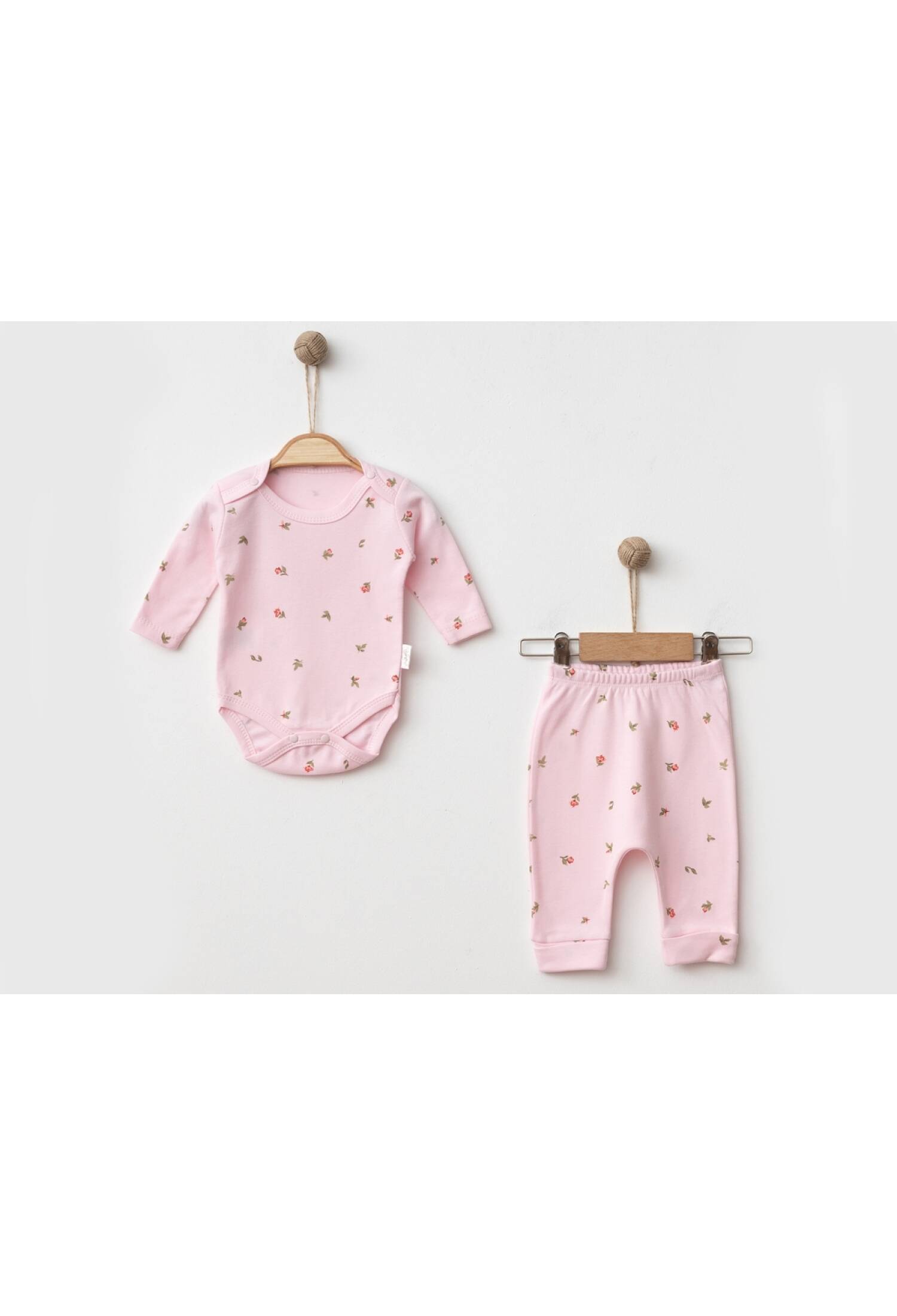Lale Desenli Kız Bebe Takım - Brand: NAYINOM - Kids & Bby Clothes From Peralane Kids Turkey