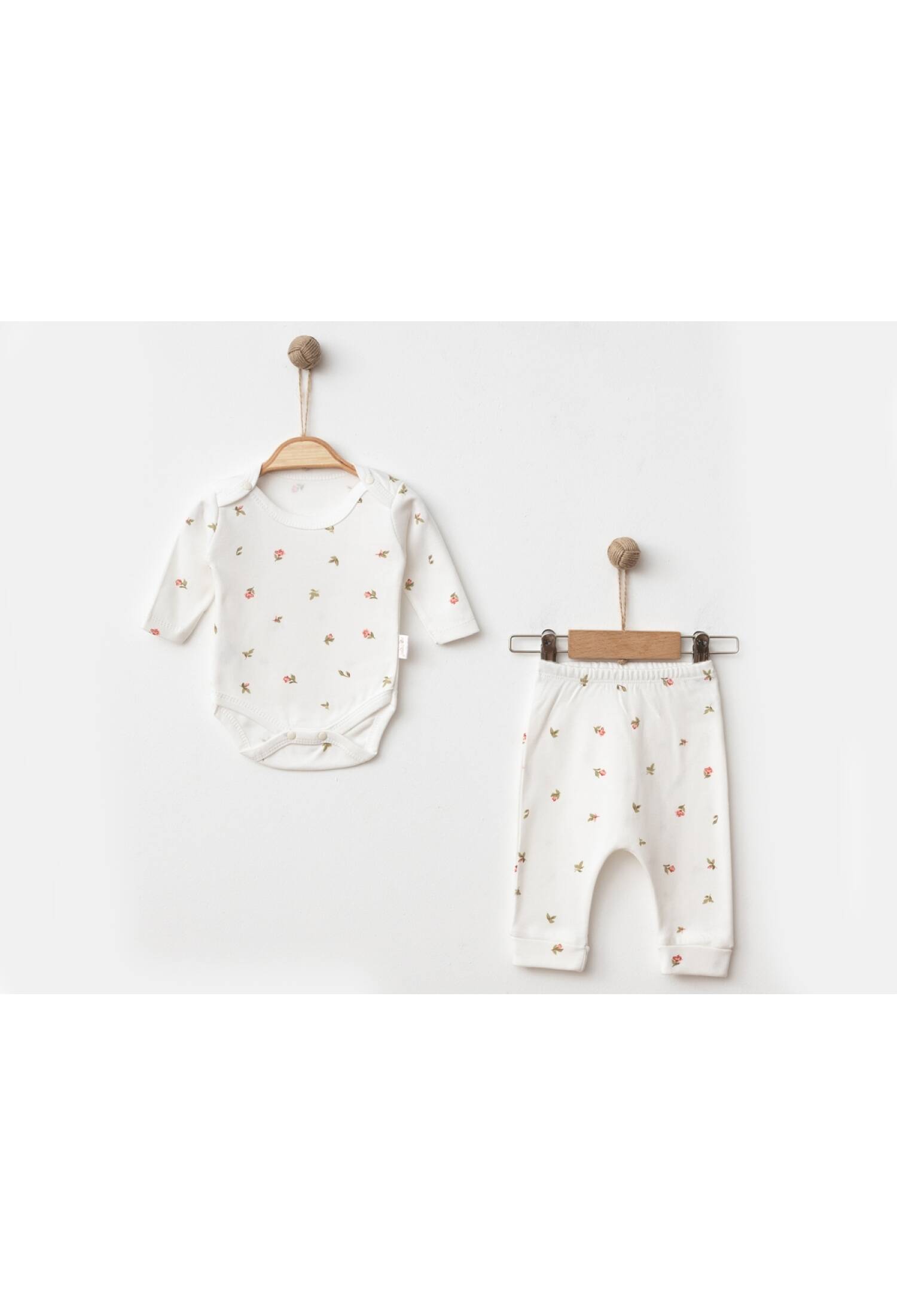 Lale Desenli Kız Bebe Takım - Brand: NAYINOM - Kids & Bby Clothes From Peralane Kids Turkey