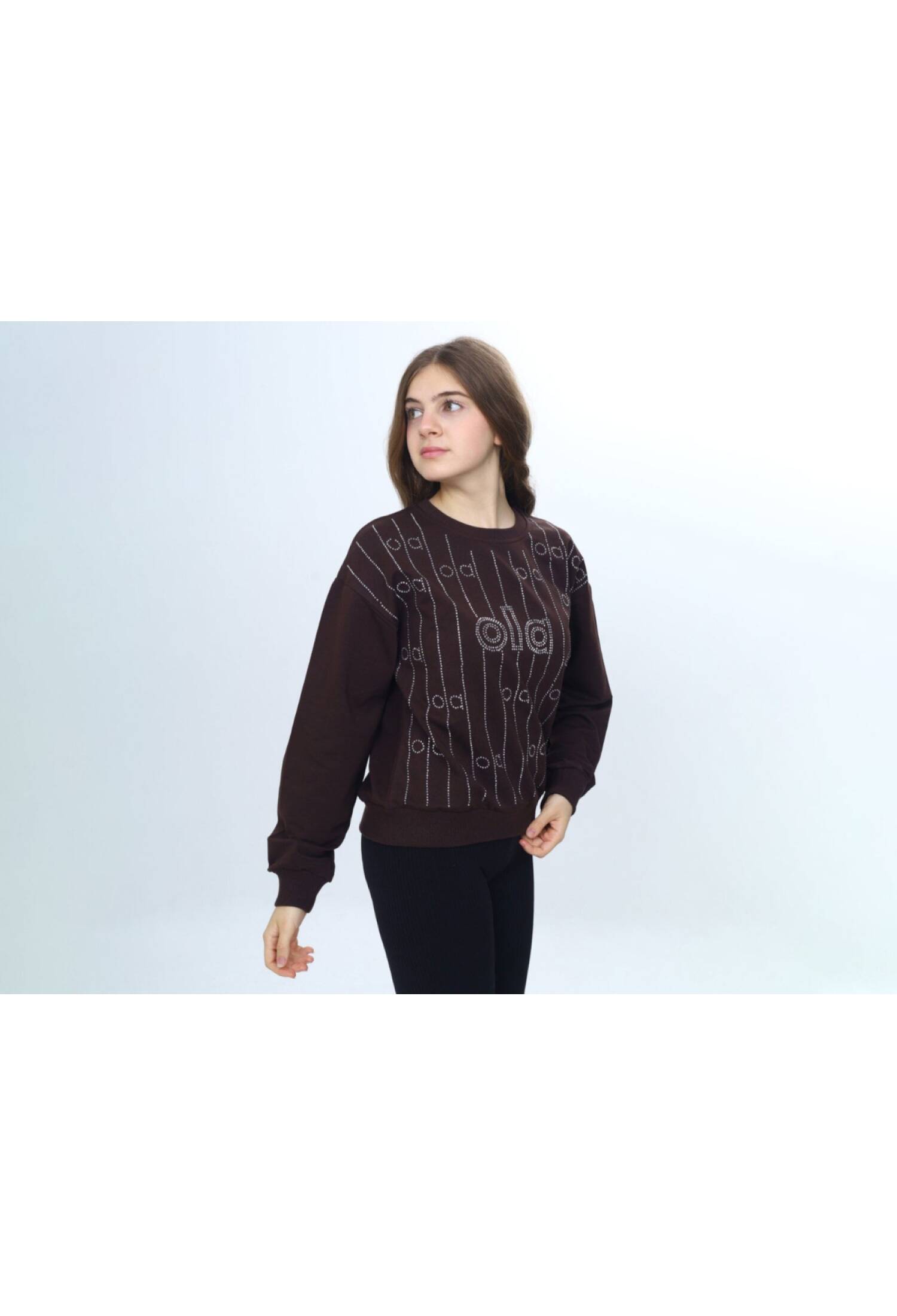 Ola Taş İşlemeli Kız Sweat - Brand: VIZVIZ - Kids & Bby Clothes From Peralane Kids Turkey