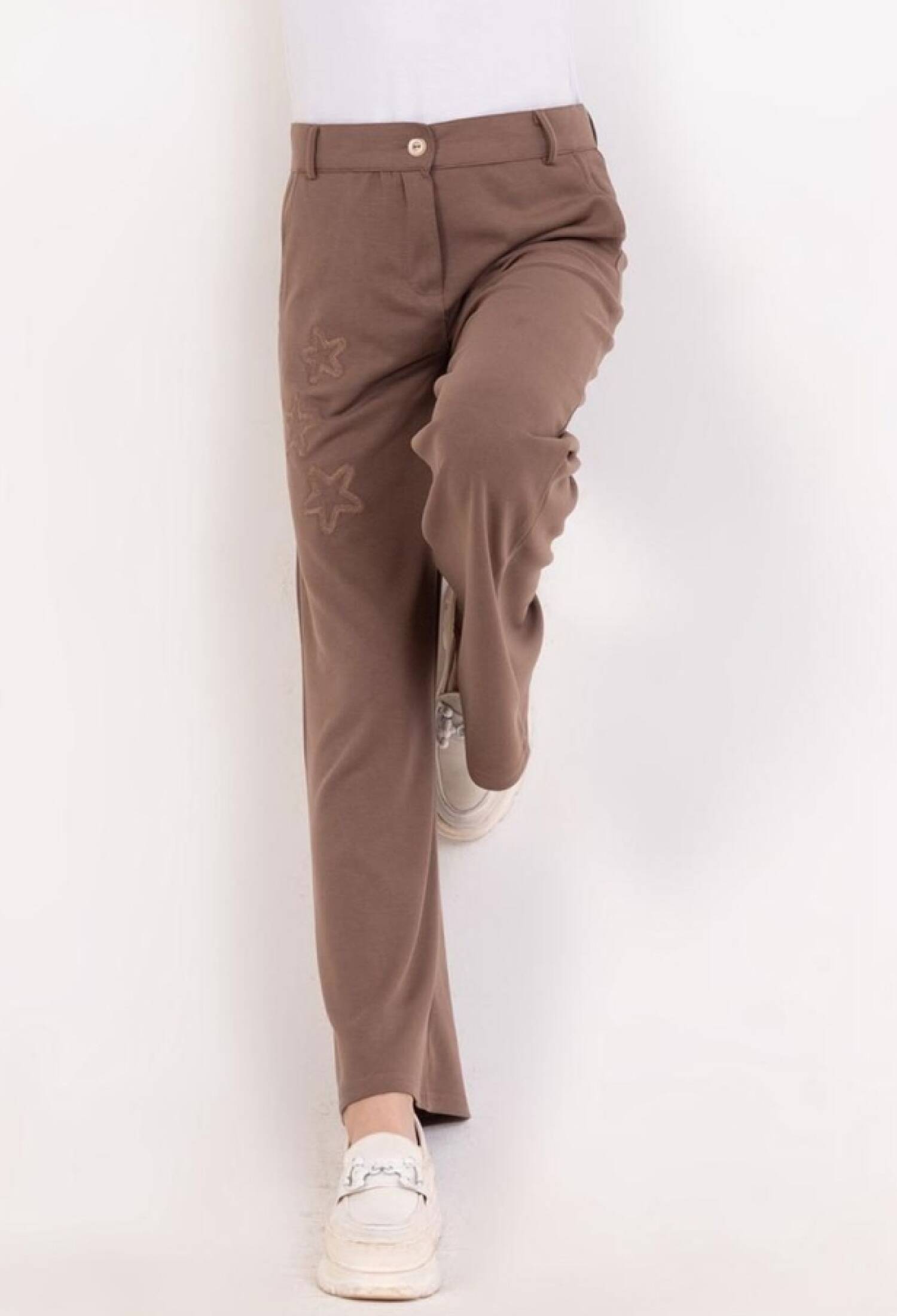 Yıldız Baskılı Kız Pantolon - Brand: Nickel - Kids & Bby Clothes From Peralane Kids Turkey