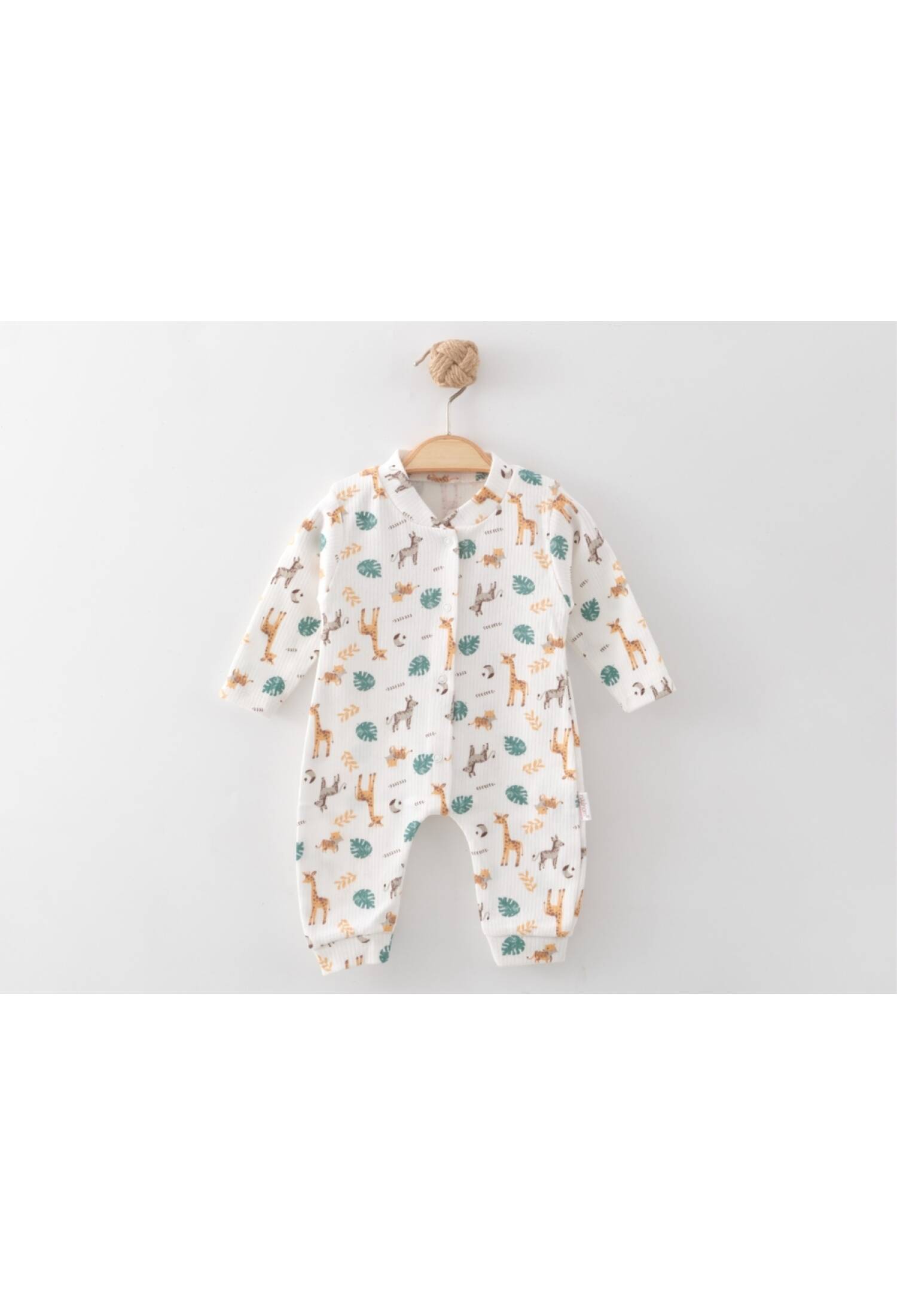 Zürafa Desenli Raporlu Unisex Bebe Tulum - Brand: NAYINOM - Kids & Bby Clothes From Peralane Kids Turkey