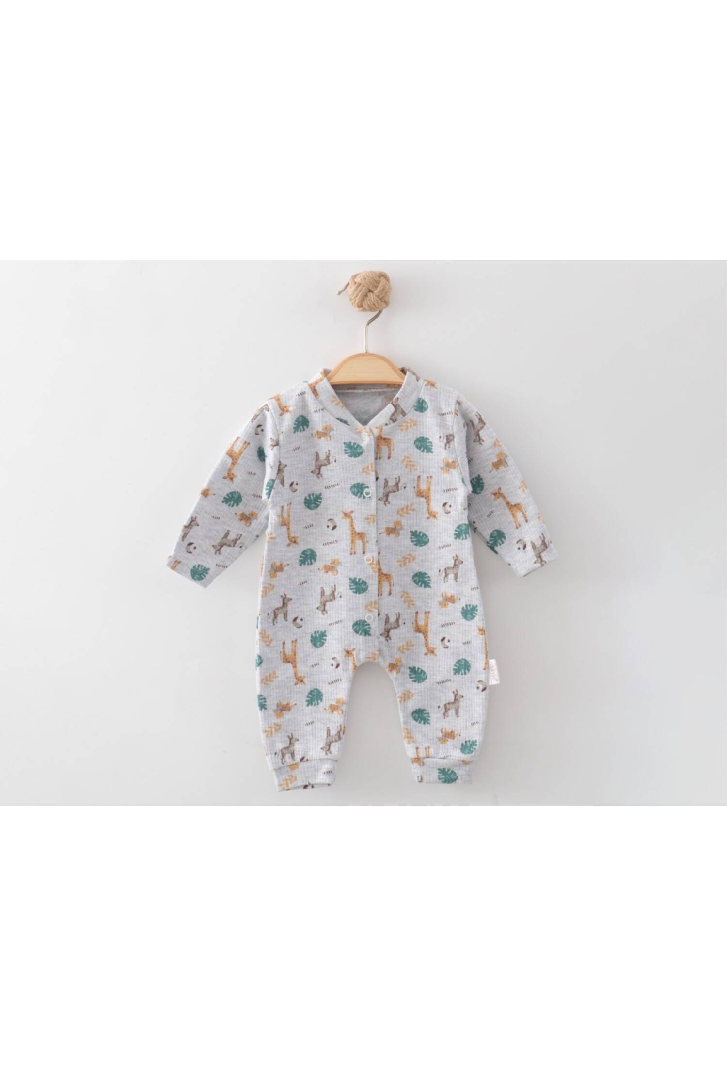 Zürafa Desenli Raporlu Unisex Bebe Tulum - Brand: NAYINOM - Kids & Bby Clothes From Peralane Kids Turkey