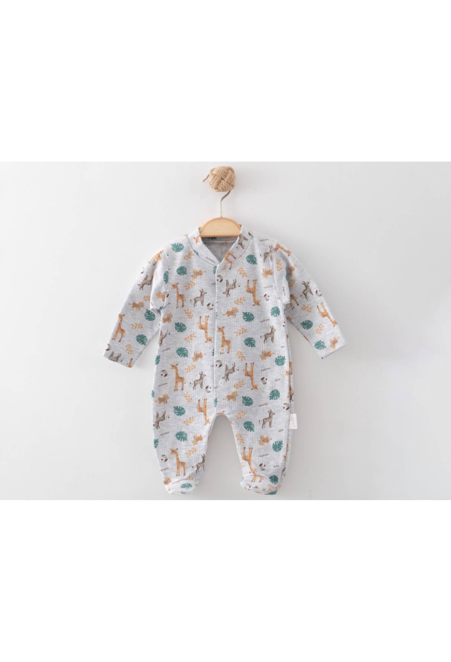 Zürafa Desenli Unisex Bebe Patikli Tulum - Brand: NAYINOM - Kids & Bby Clothes From Peralane Kids Turkey