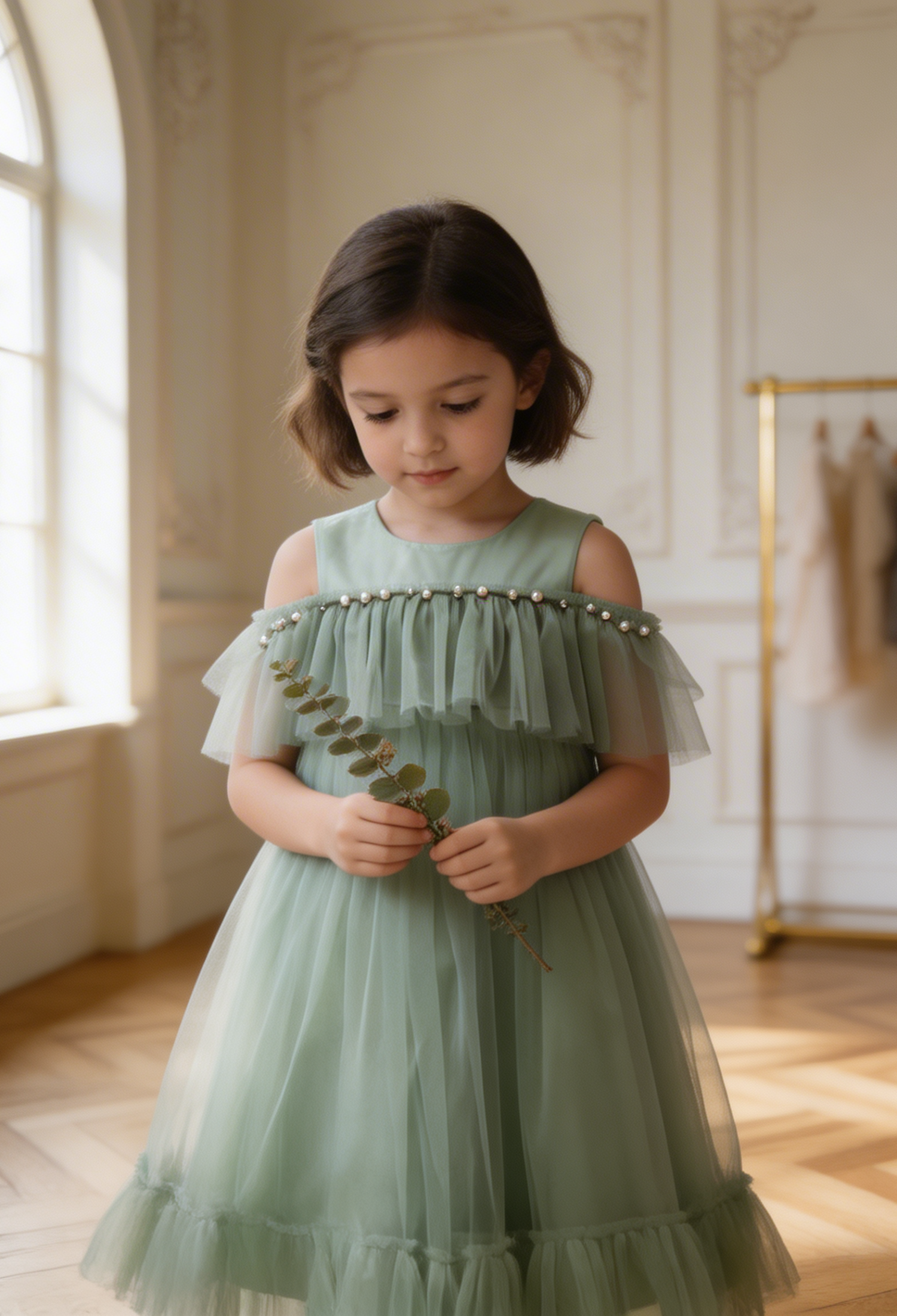 Aged Dye Evening Dress - M5242