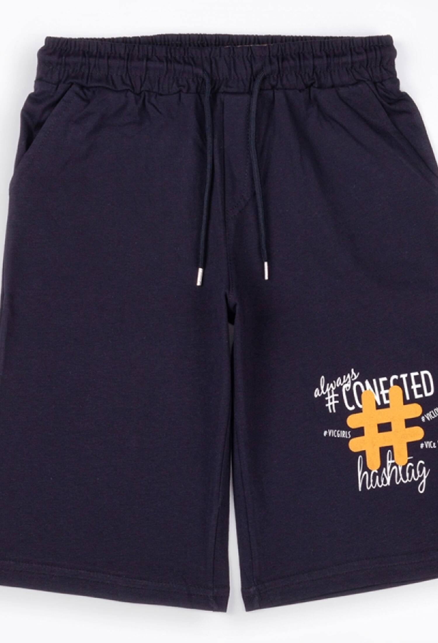 Always Baskılı Erkek Kapri - Brand: CARİBOU - Kids & Bby Clothes From Peralane Kids Turkey