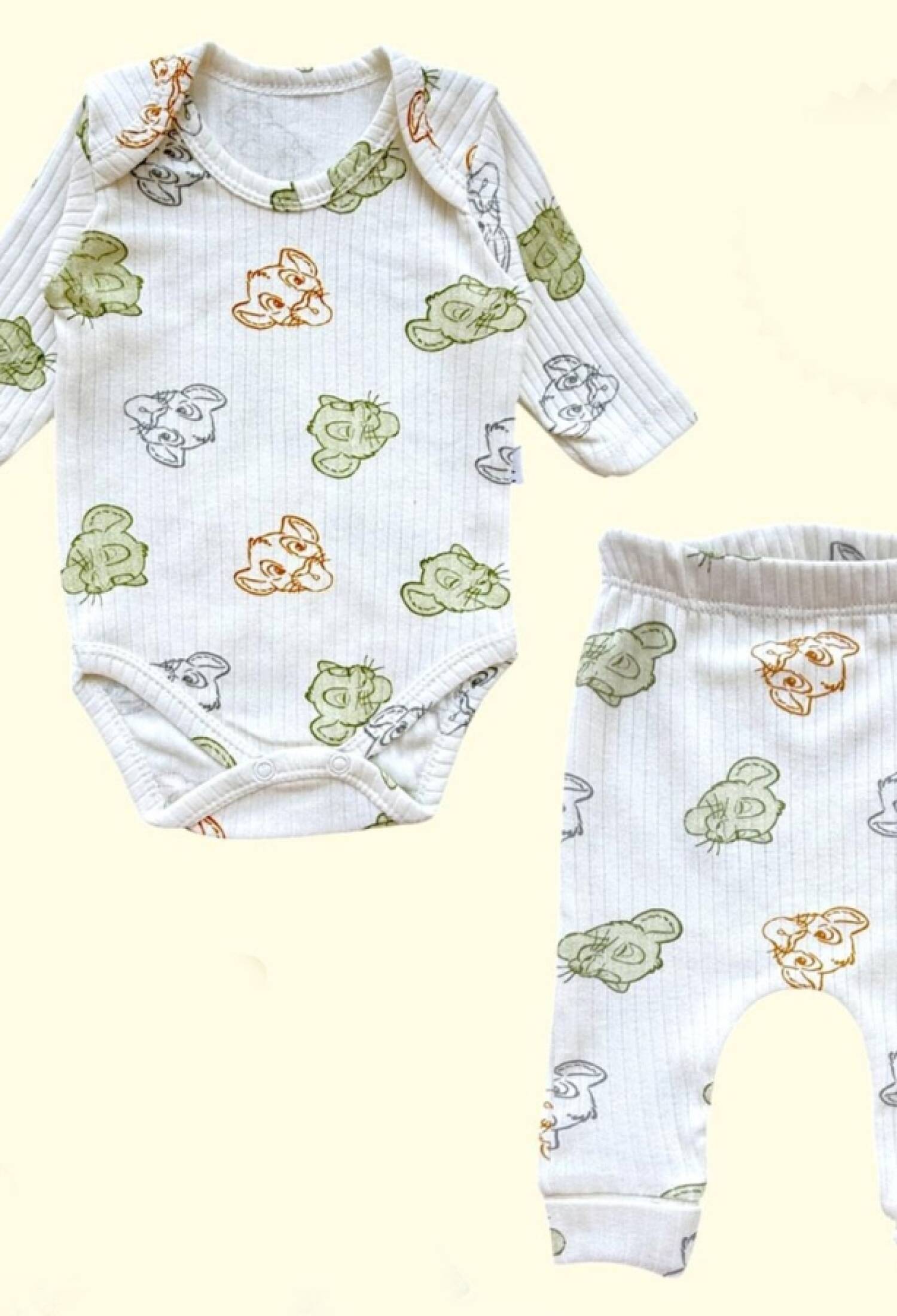 Aslan Desenli Erkek Bebe Takım - Brand: SÜPERMİNİ - Kids & Bby Clothes From Peralane Kids Turkey