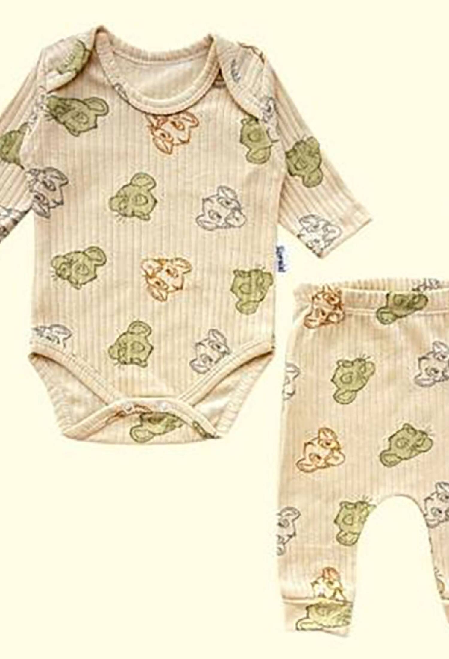 Aslan Desenli Erkek Bebe Takım - Brand: SÜPERMİNİ - Kids & Bby Clothes From Peralane Kids Turkey