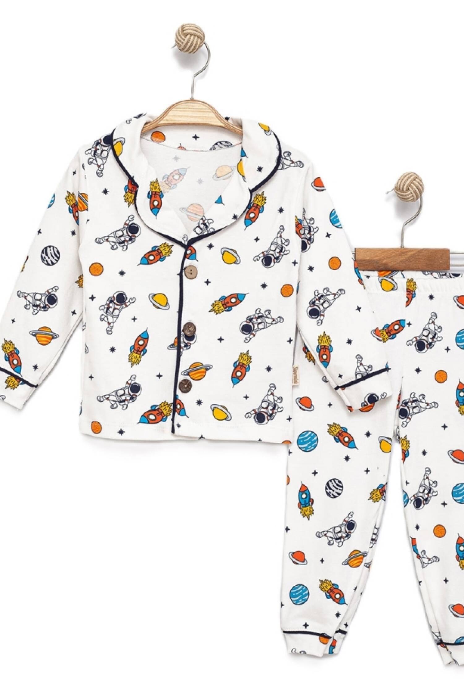 Astronot Desenli Erkek Pijama Takım - Brand: SÜPERMİNİ - Kids & Bby Clothes From Peralane Kids Turkey