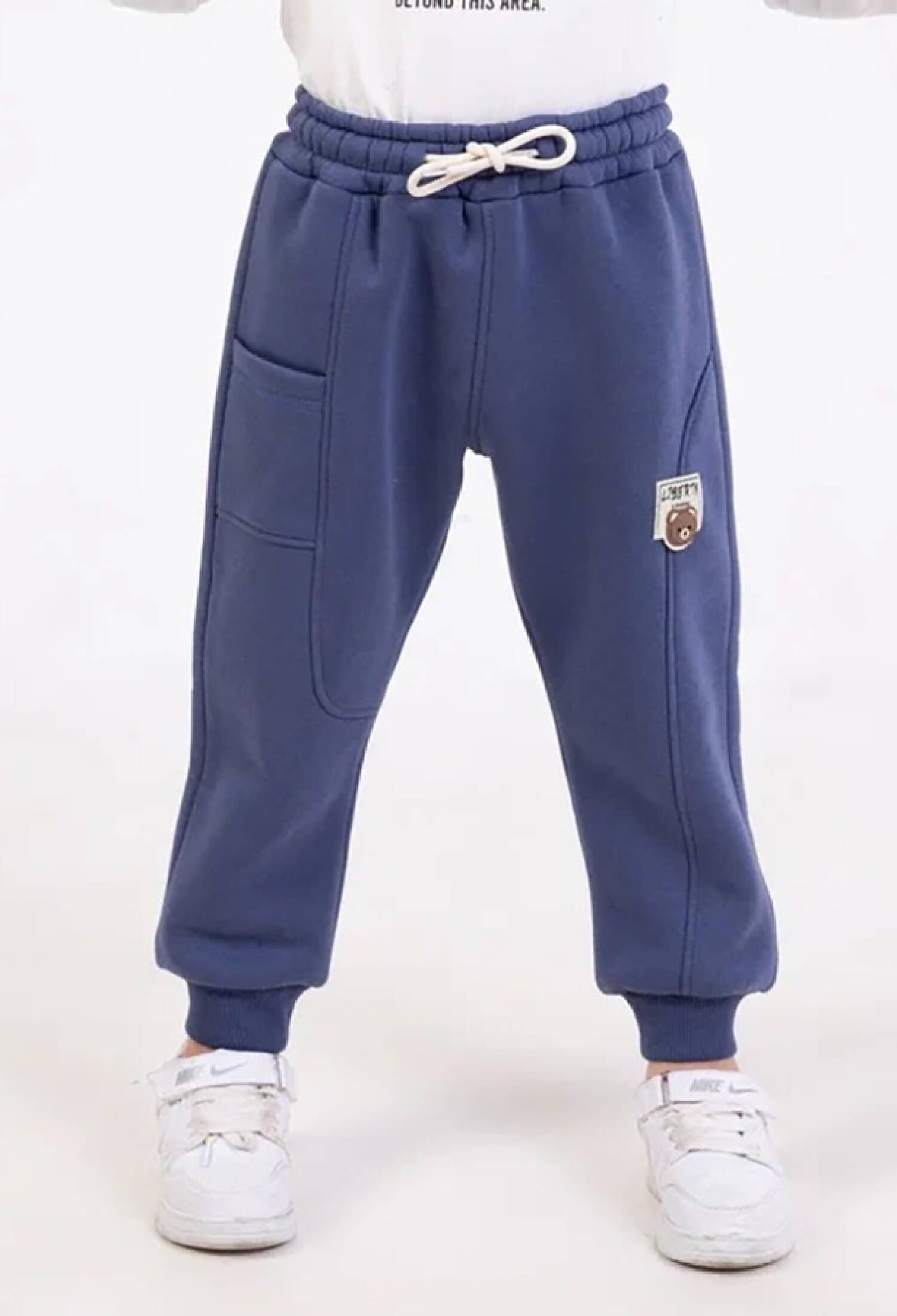 Ayıcık Armalı Erkek Tek Alt 3 İp Şardonlu - Brand: CARİBOU - Kids & Bby Clothes From Peralane Kids Turkey