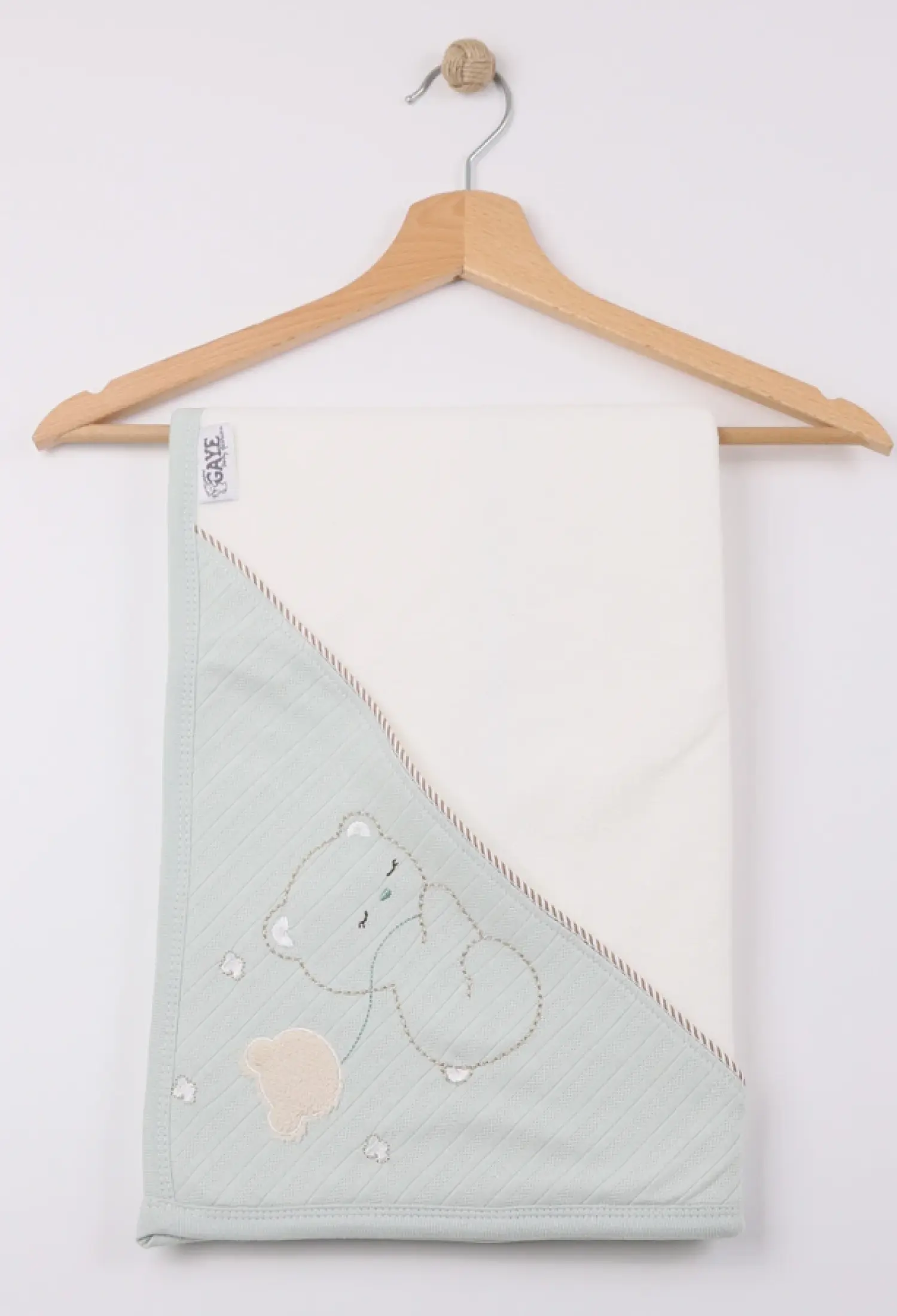 Ayıcık Baskılı Unisex Bebe Havlu - Brand: GAYE BEBE - Kids & Bby Clothes From Peralane Kids Turkey
