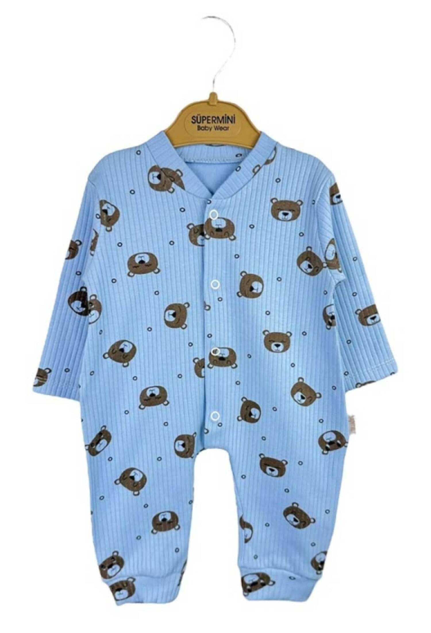 Ayıcık Desenli Kız Bebe Tulum - Brand: SÜPERMİNİ - Kids & Bby Clothes From Peralane Kids Turkey