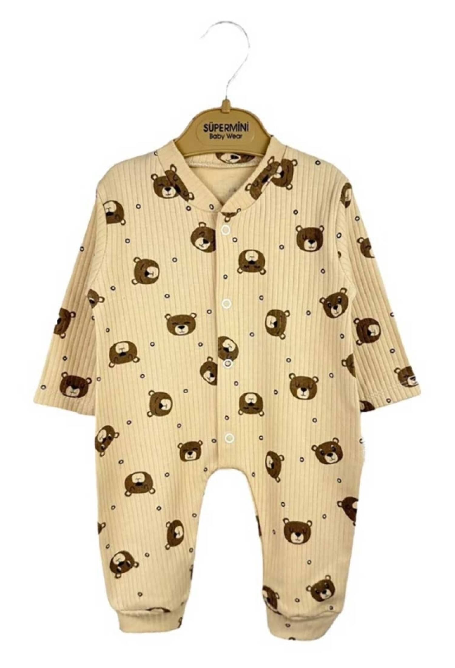 Ayıcık Desenli Kız Bebe Tulum - Brand: SÜPERMİNİ - Kids & Bby Clothes From Peralane Kids Turkey