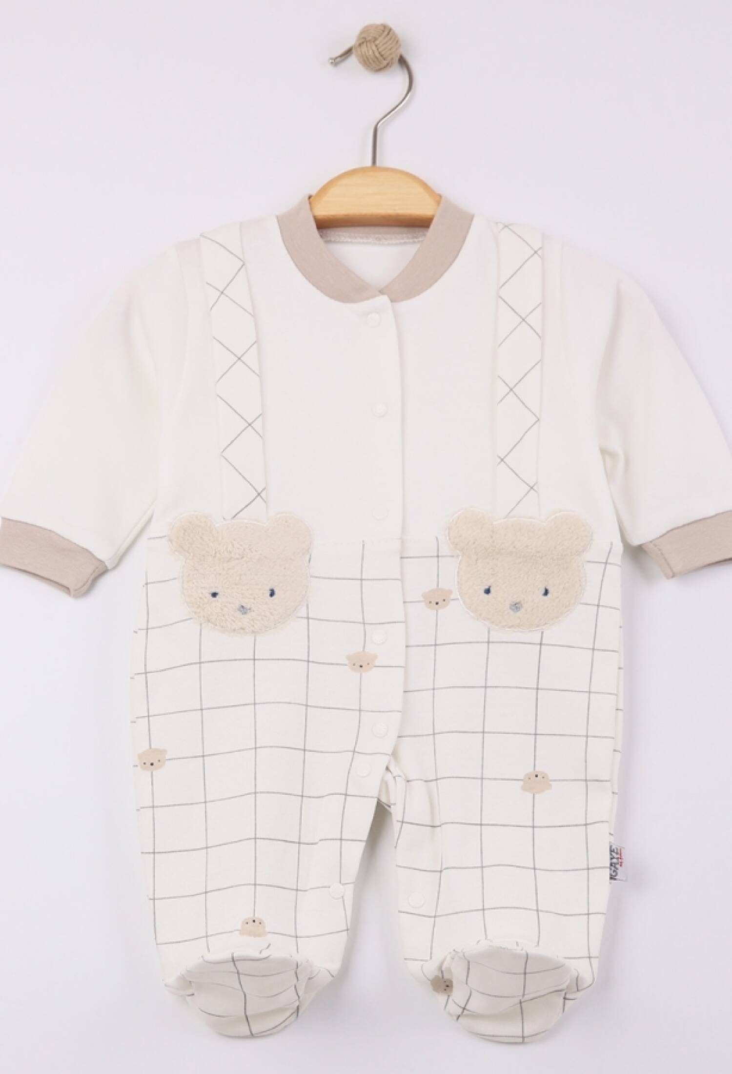 Ayıcık Nakışlı Erkek Bebe Tulum - Brand: GAYE BEBE - Kids & Bby Clothes From Peralane Kids Turkey