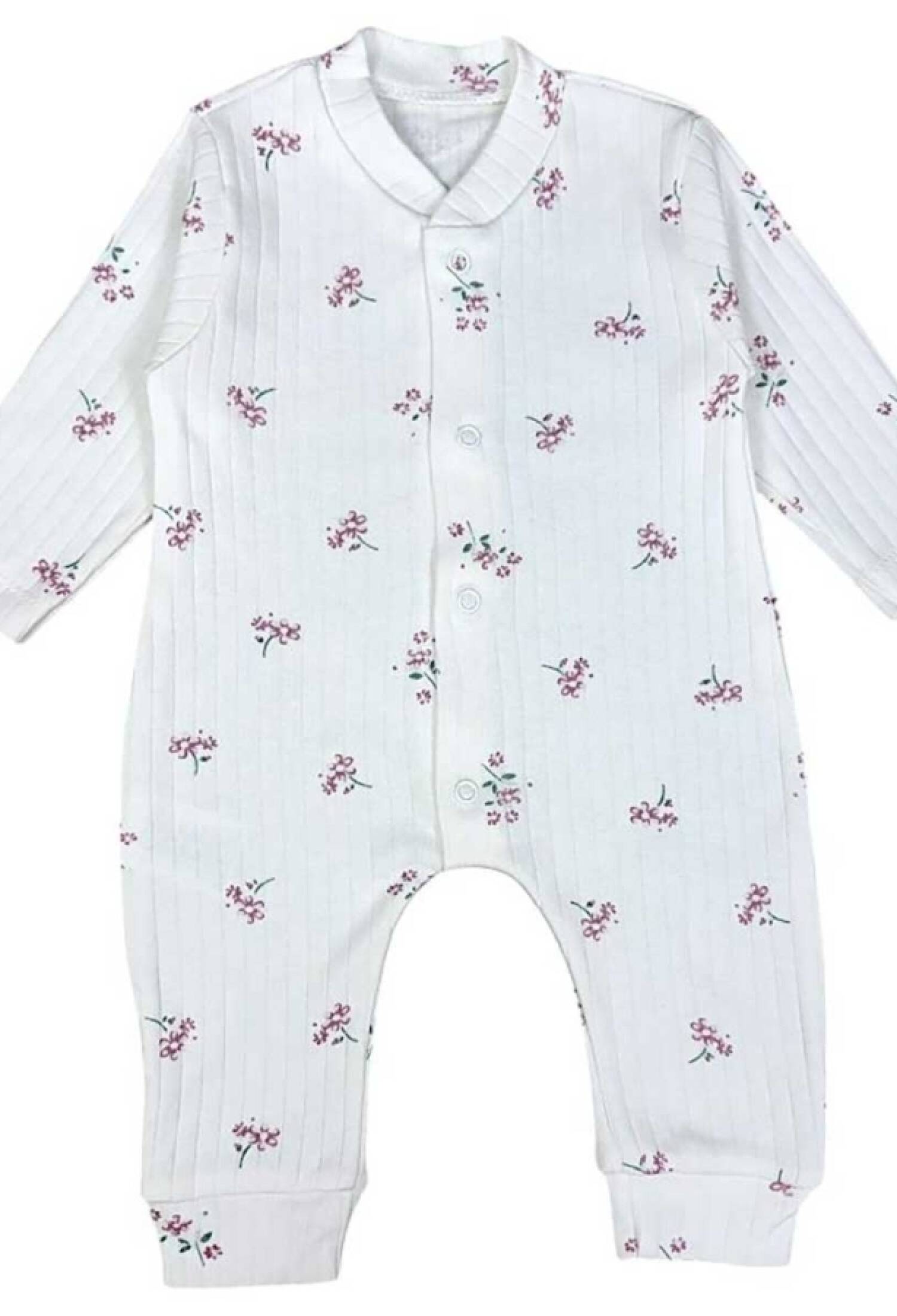 Çiçek Desenli Kız Bebe Tulum - Brand: SÜPERMİNİ - Kids & Bby Clothes From Peralane Kids Turkey