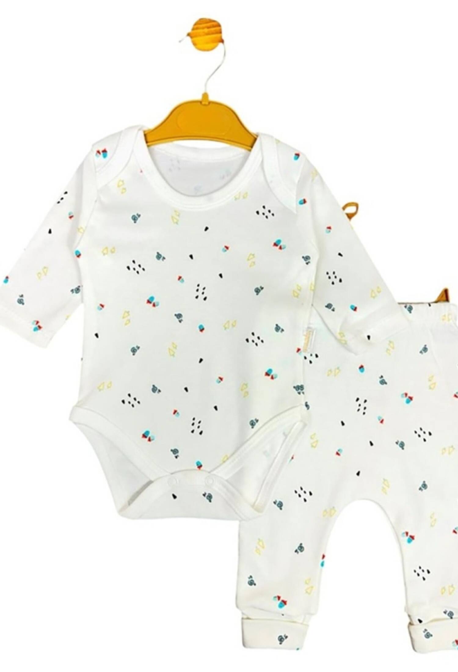 Desenli Kız Bebe Takım - Brand: SÜPERMİNİ - Kids & Bby Clothes From Peralane Kids Turkey