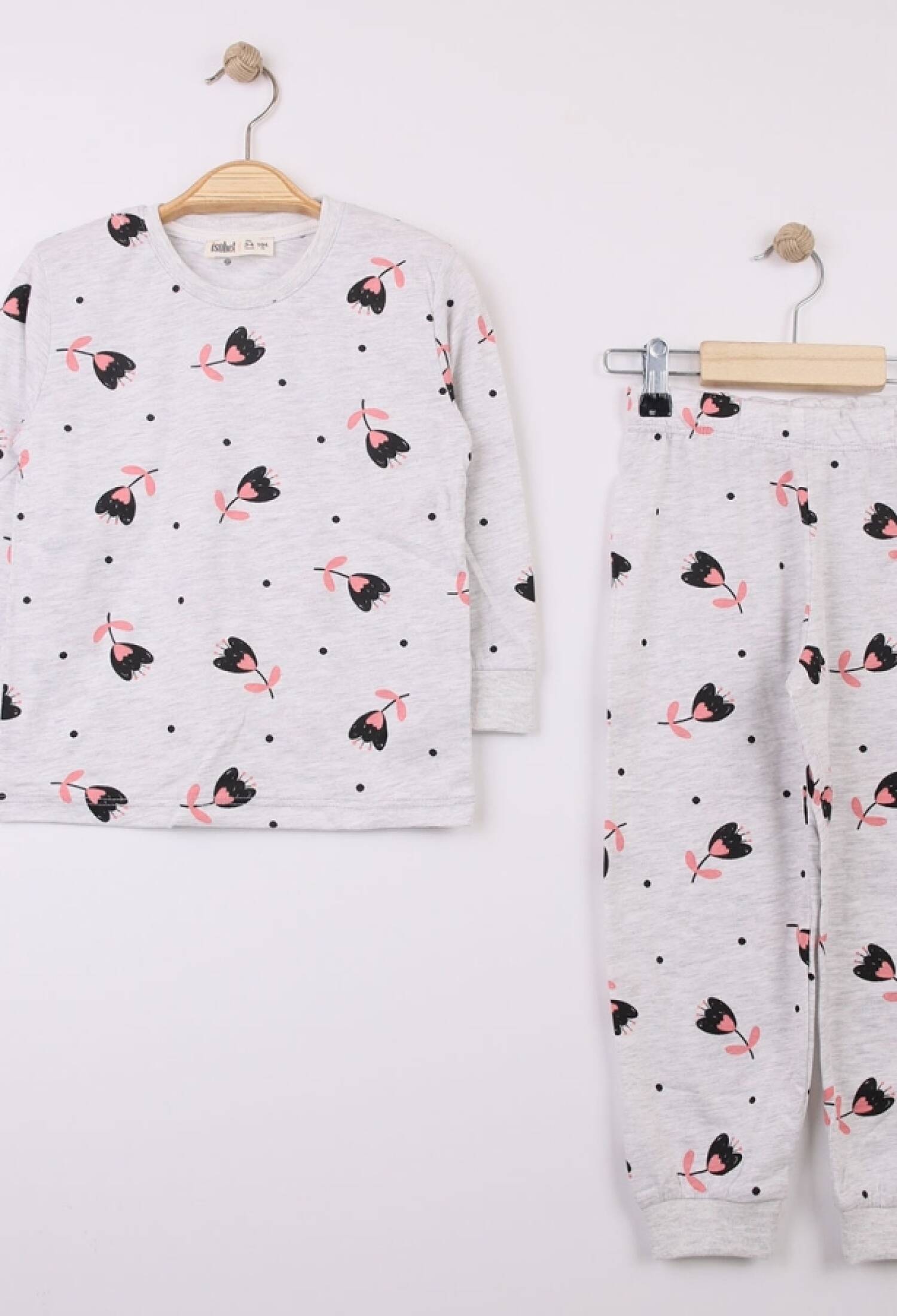 Desenli Kız Pijama Takım - Brand: İSOBEL - Kids & Bby Clothes From Peralane Kids Turkey
