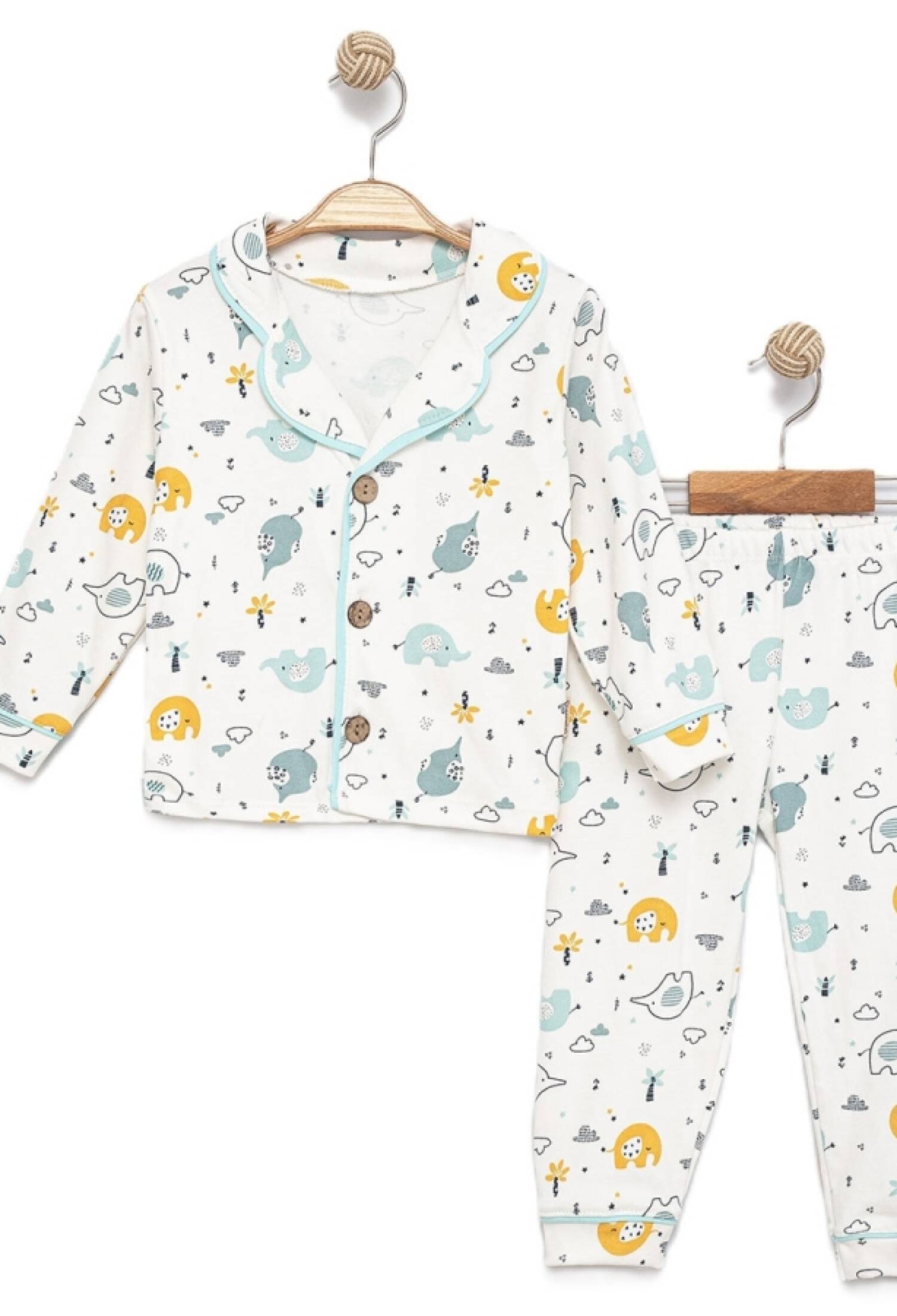 Fil Desenli Kız Pijama Takım - Brand: SÜPERMİNİ - Kids & Bby Clothes From Peralane Kids Turkey