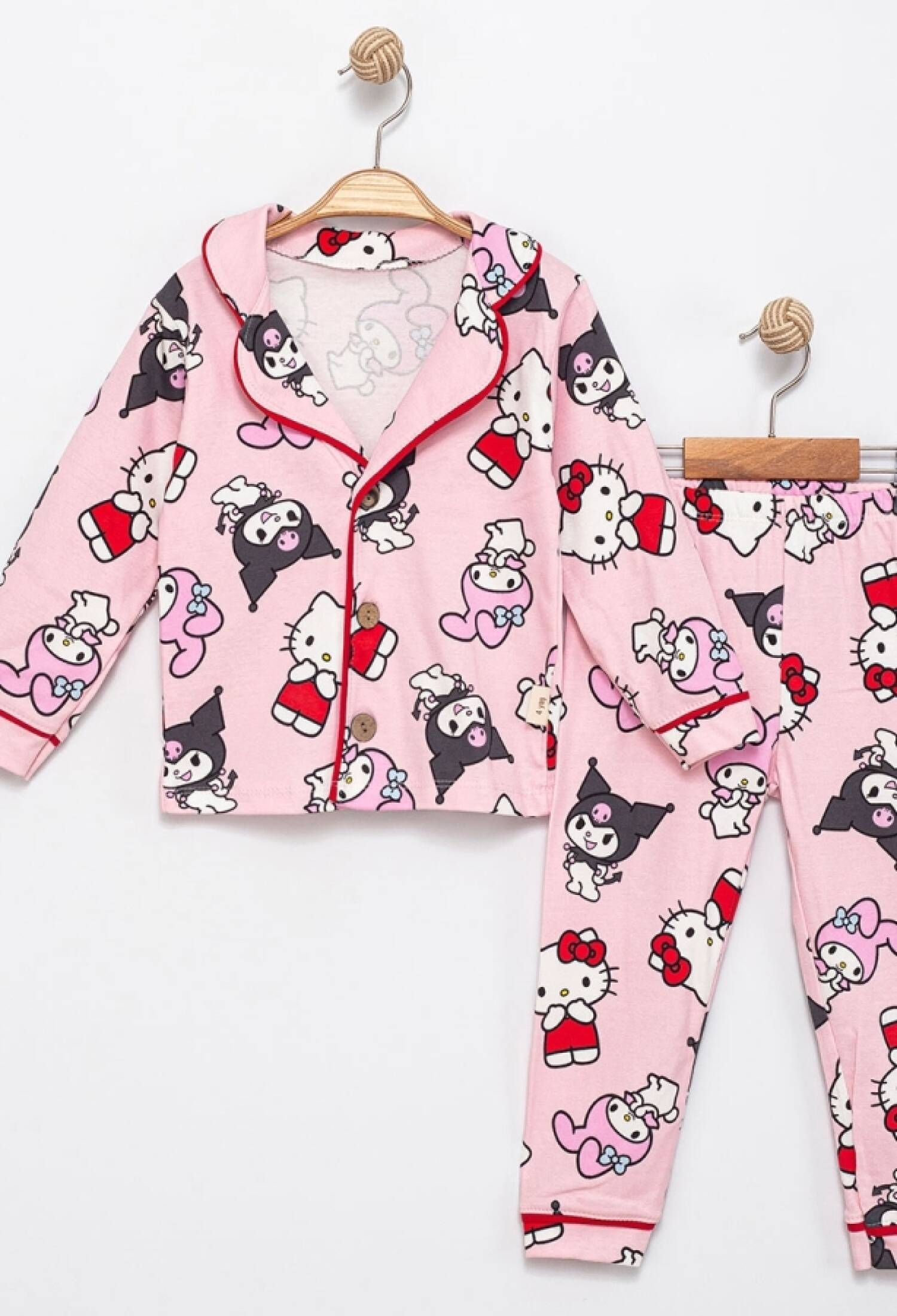 Hello Kitty Desenli Kız Pijama Takım - Brand: SÜPERMİNİ - Kids & Bby Clothes From Peralane Kids Turkey