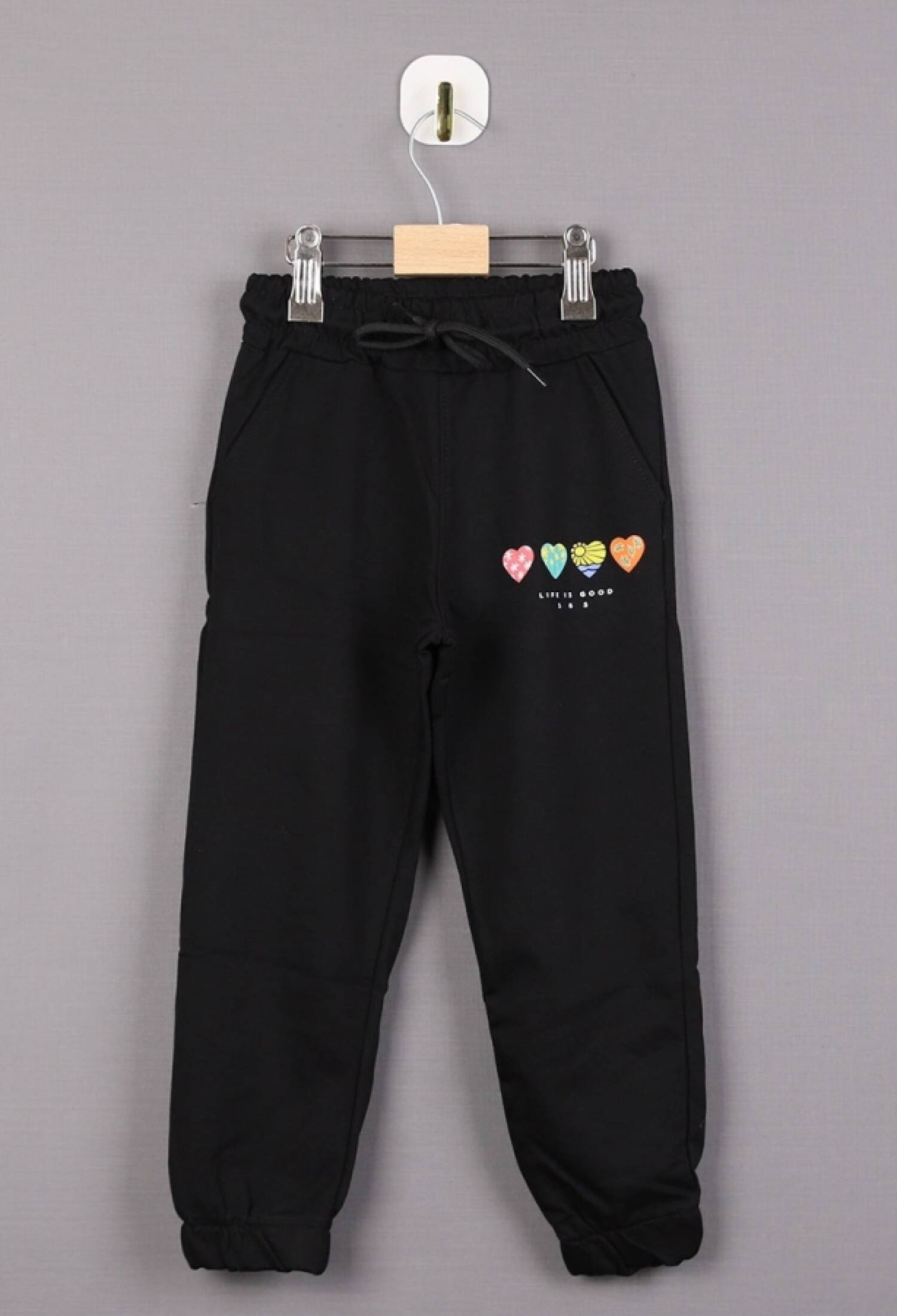 Kalp Baskılı Kız Tek Alt - Brand: CARİBOU - Kids & Bby Clothes From Peralane Kids Turkey