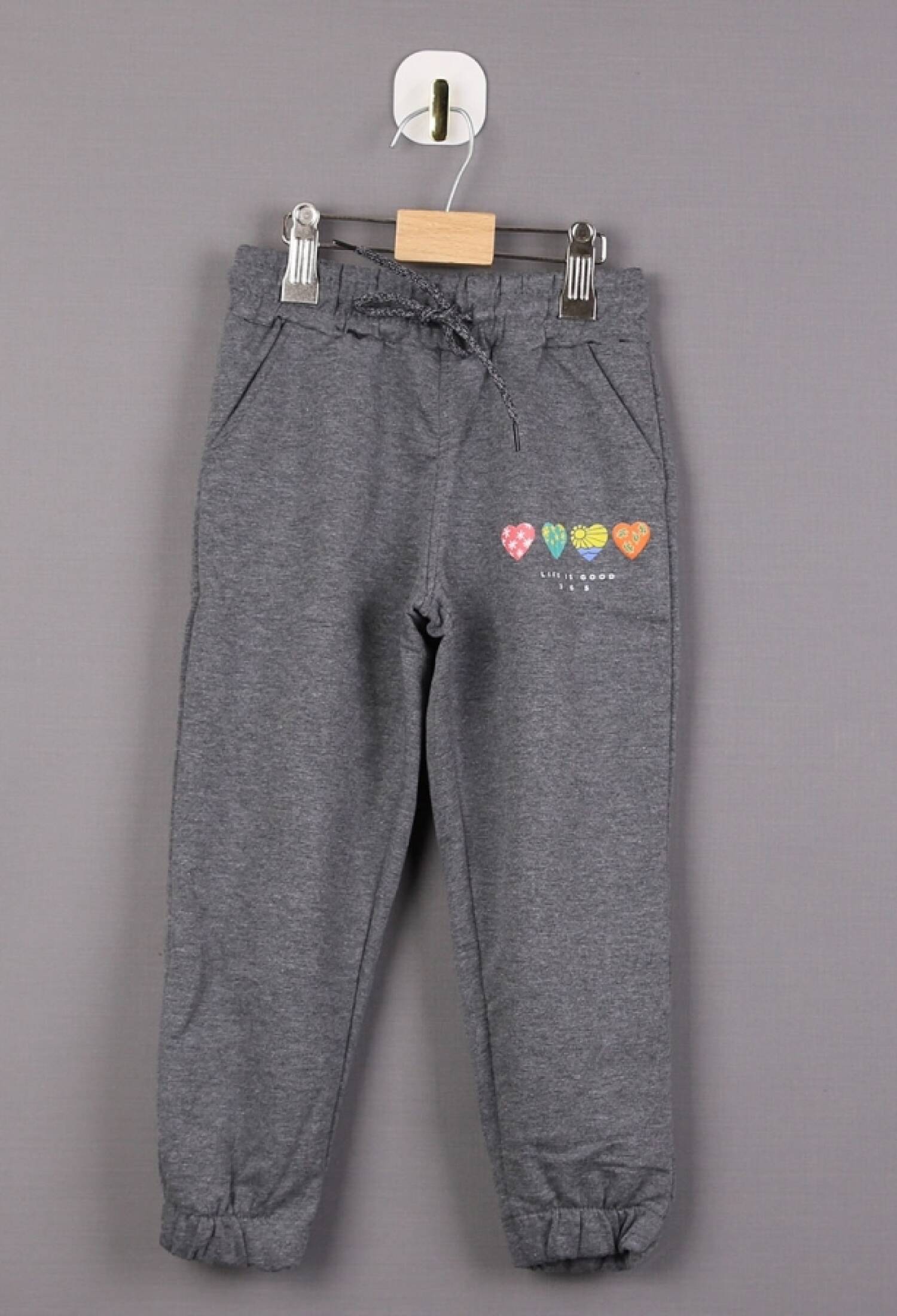 Kalp Baskılı Kız Tek Alt - Brand: CARİBOU - Kids & Bby Clothes From Peralane Kids Turkey