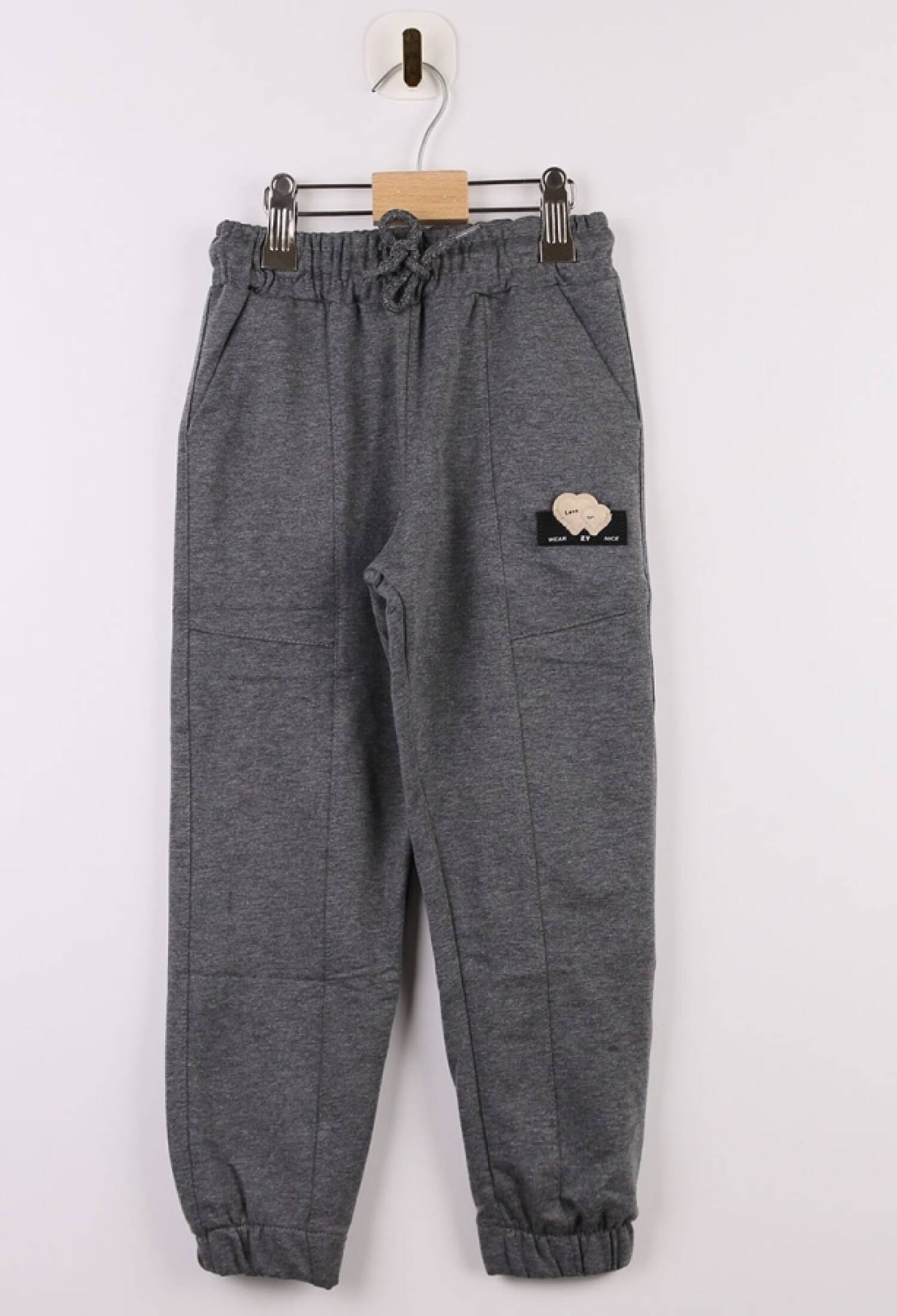 Kalp Nakışlı Kız Tek Alt - Brand: CARİBOU - Kids & Bby Clothes From Peralane Kids Turkey